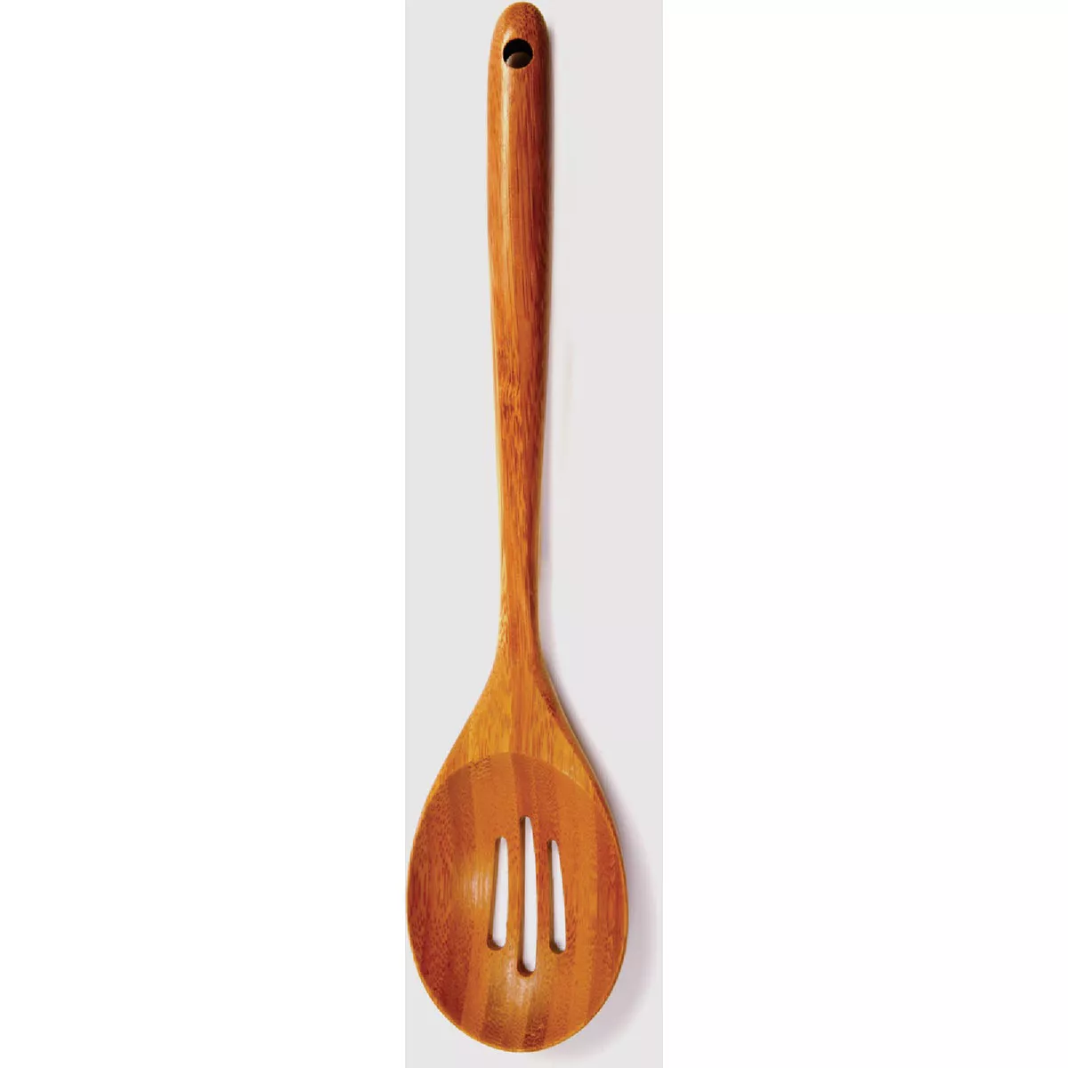 Norpro 12 In. Bamboo Rounded Slotted Spoon