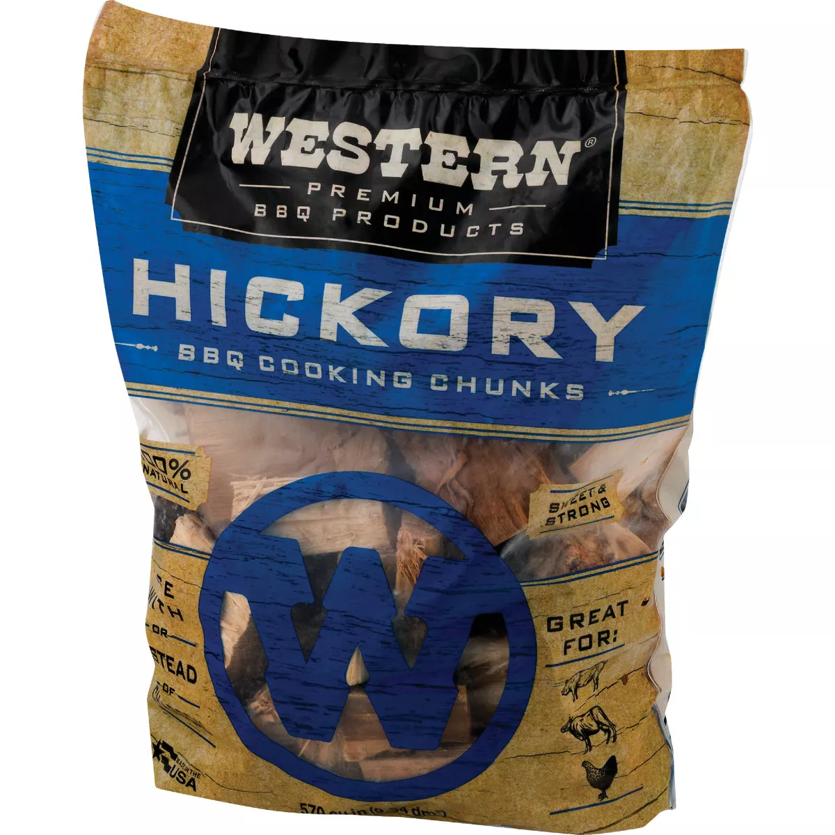 Western 500 Cu. In. Hickory Wood Smoking Chunks - photo 3