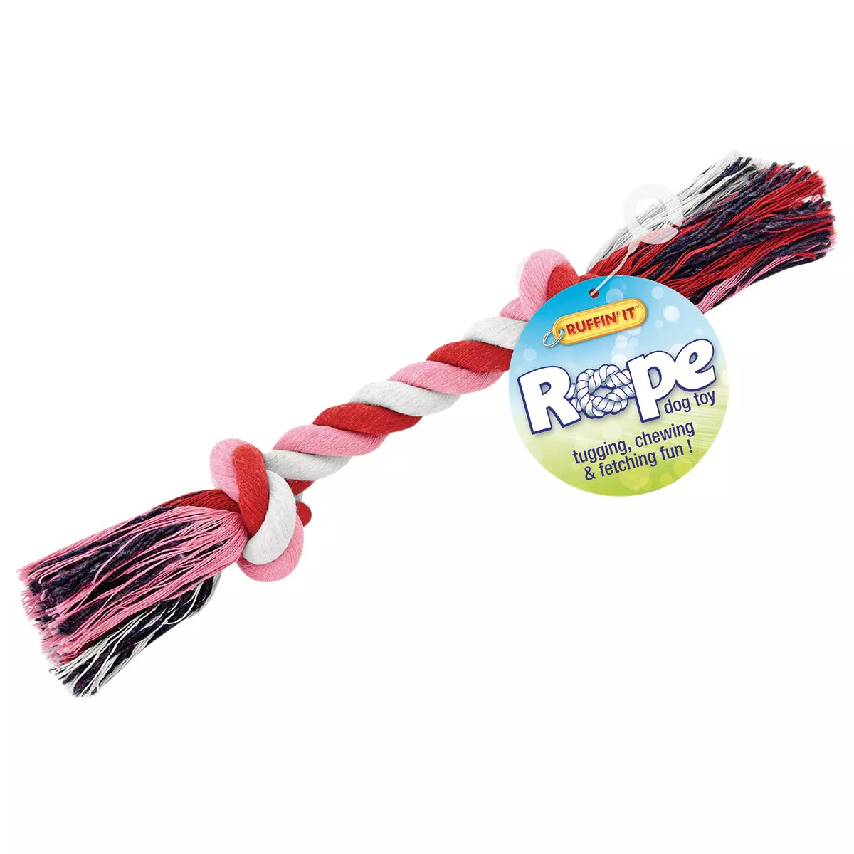 Westminster Pet Ruffin' it Medium Multi-Colored Rope Tug Dog Toy - photo 2