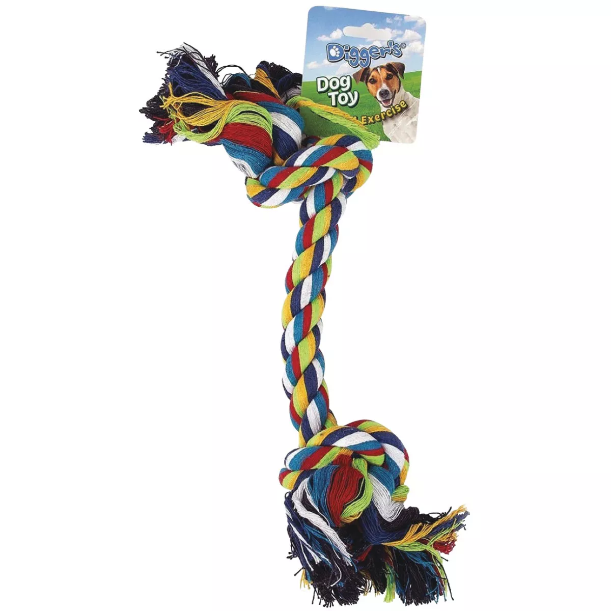 Boss Pet Digger's Large Multi Colored Rope Toy - photo 2