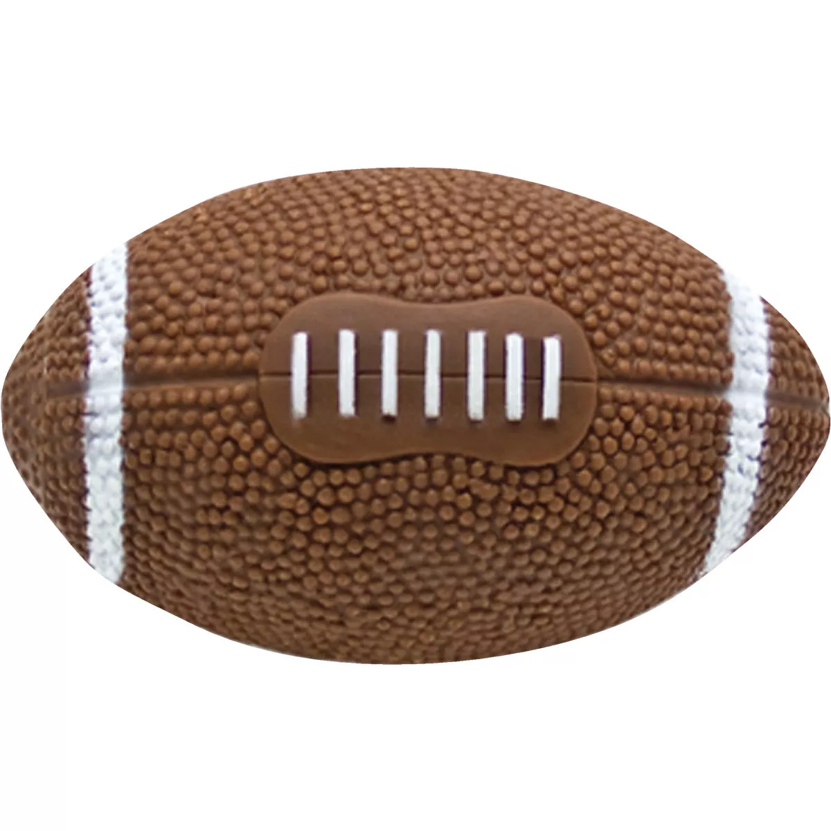 Westminster Pet Ruffin' it 2.65 In. W. x 2.65 In. H. x 5 In. L. Squeaky Football Vinyl Dog Toy