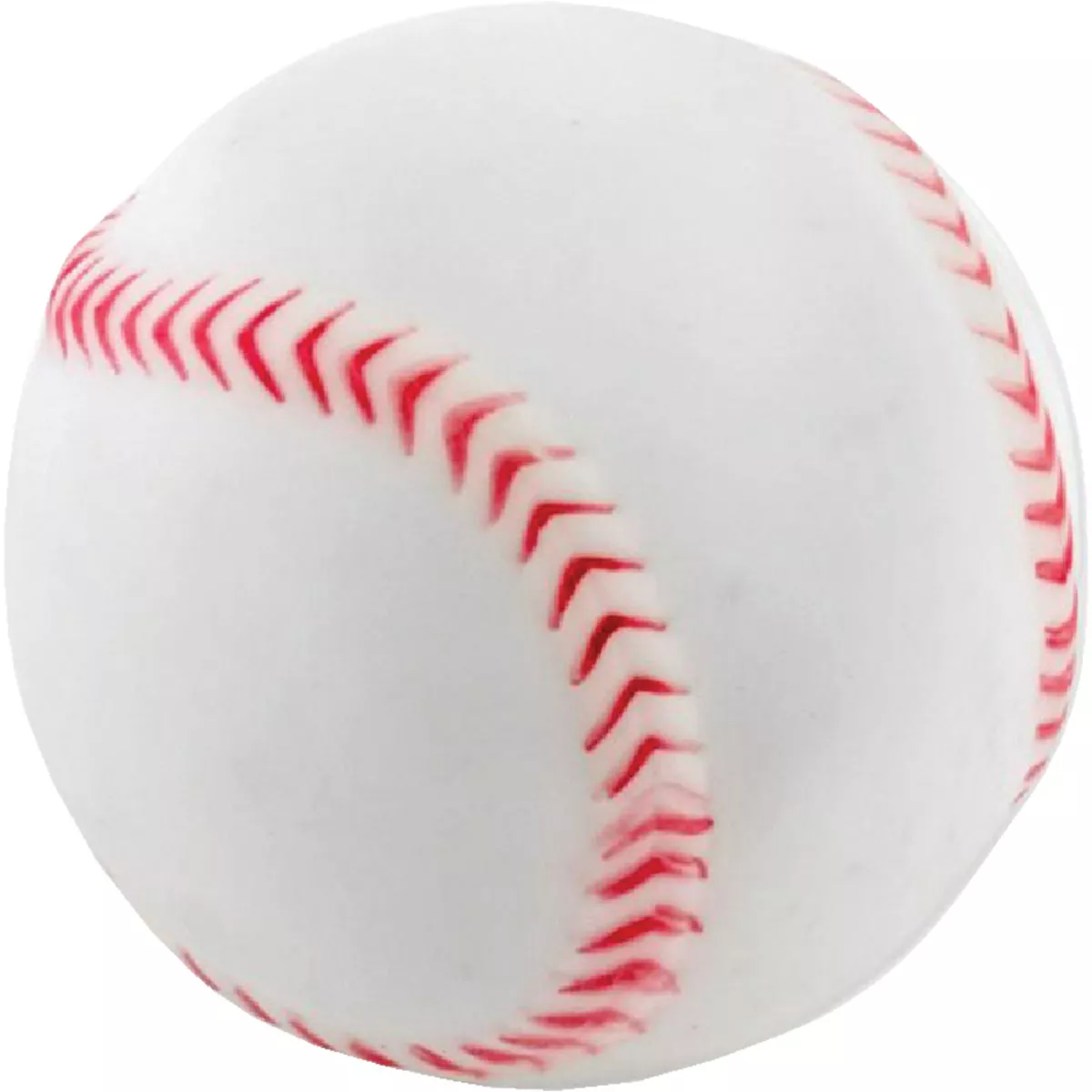 Westminster Pet Ruffin' it 2-3/4 In. W. x 2-3/4 In. H. x 2-3/4 In. L. Squeaky Baseball Vinyl Dog Toy