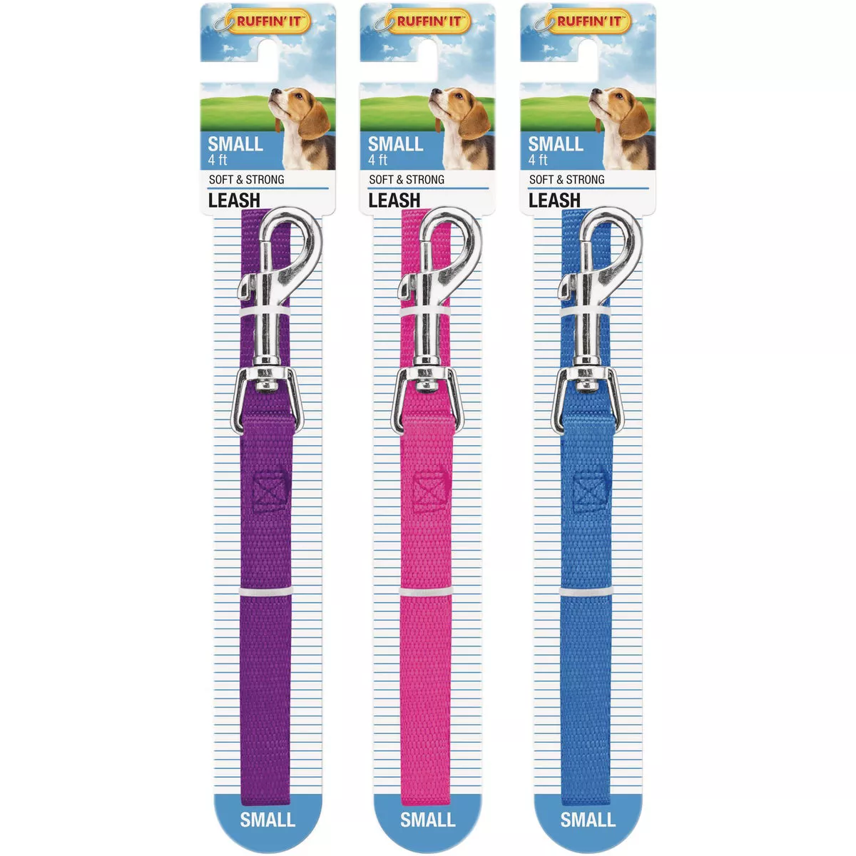 Westminster Pet Ruffin' it 4 Ft. Nylon Small Dog Leash