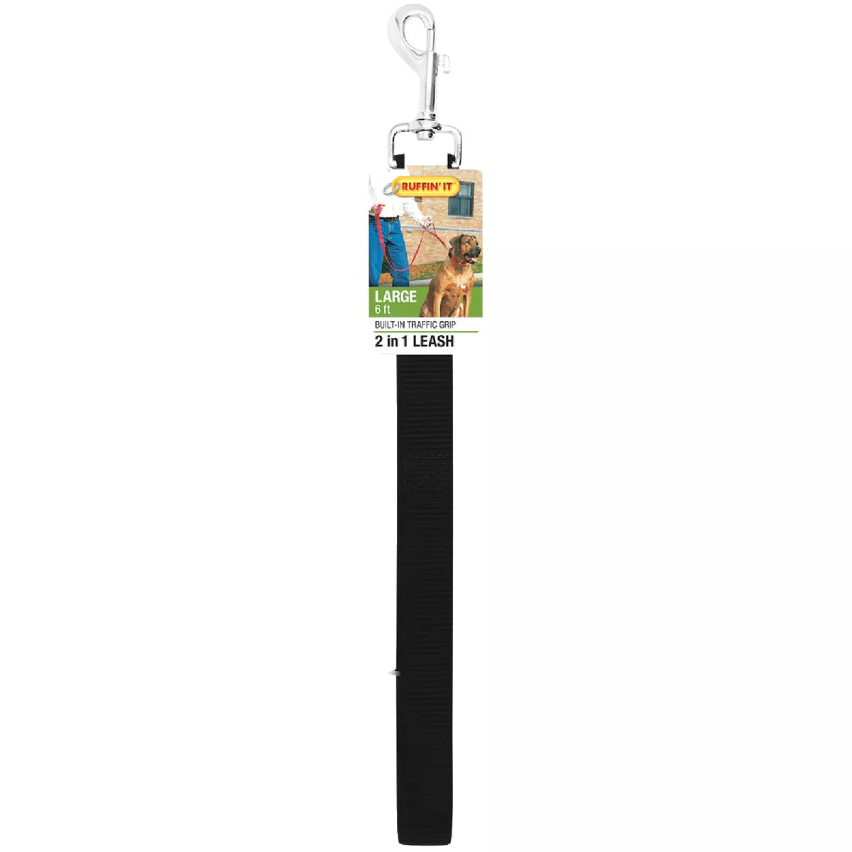 Westminster Pet Ruffin' it 6 Ft. Nylon 2-In-1 Dog Leash - photo 2