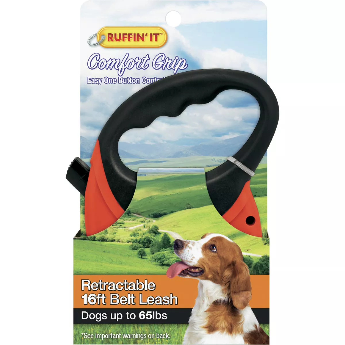 Westminster Pet Ruffin' it 16 Ft. Cord Up to 65 Lb. Dog Retractable Leash - photo 3