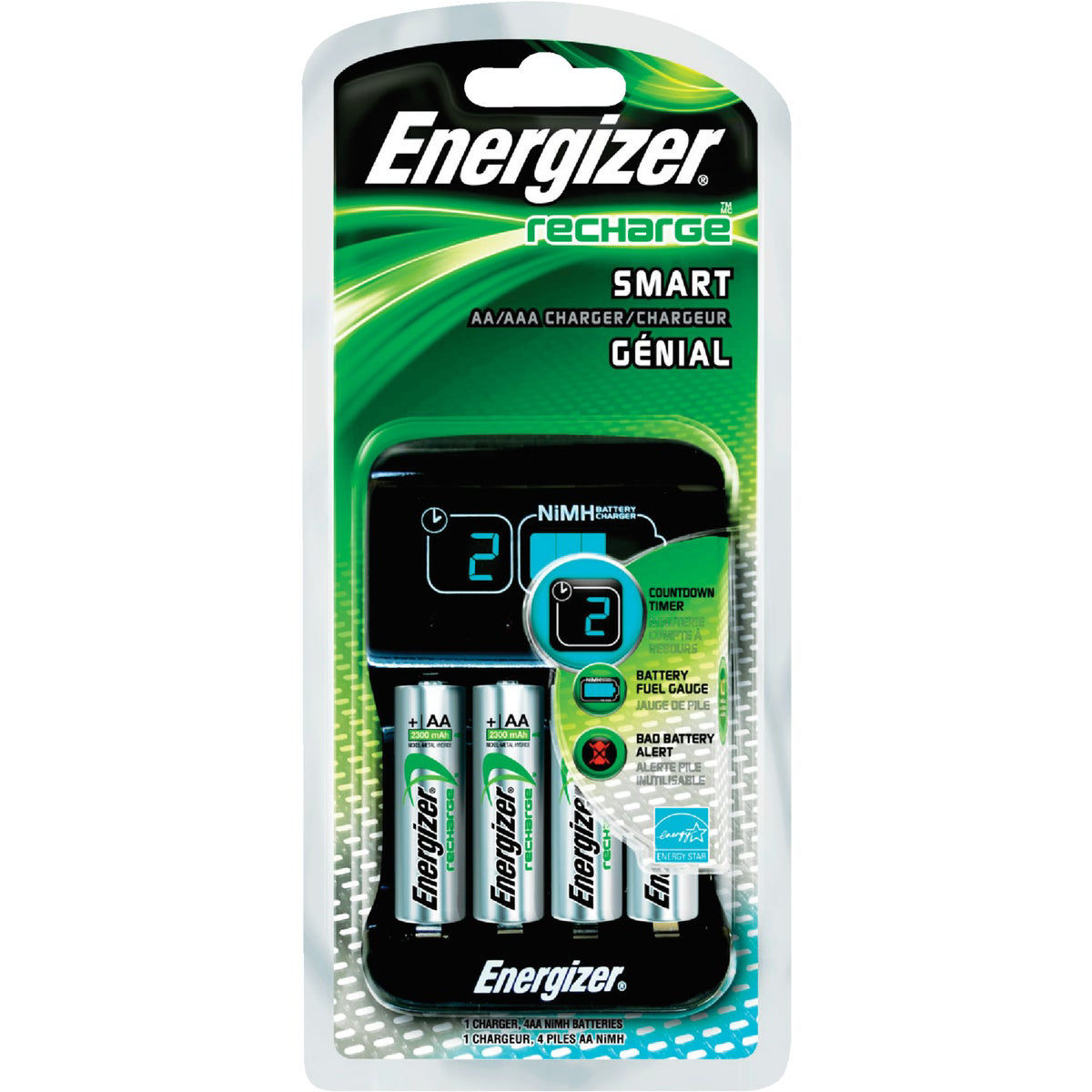 Energizer Recharge Value Charger For Nimh Rechargeable Aa And Aaa Batteries  : Target