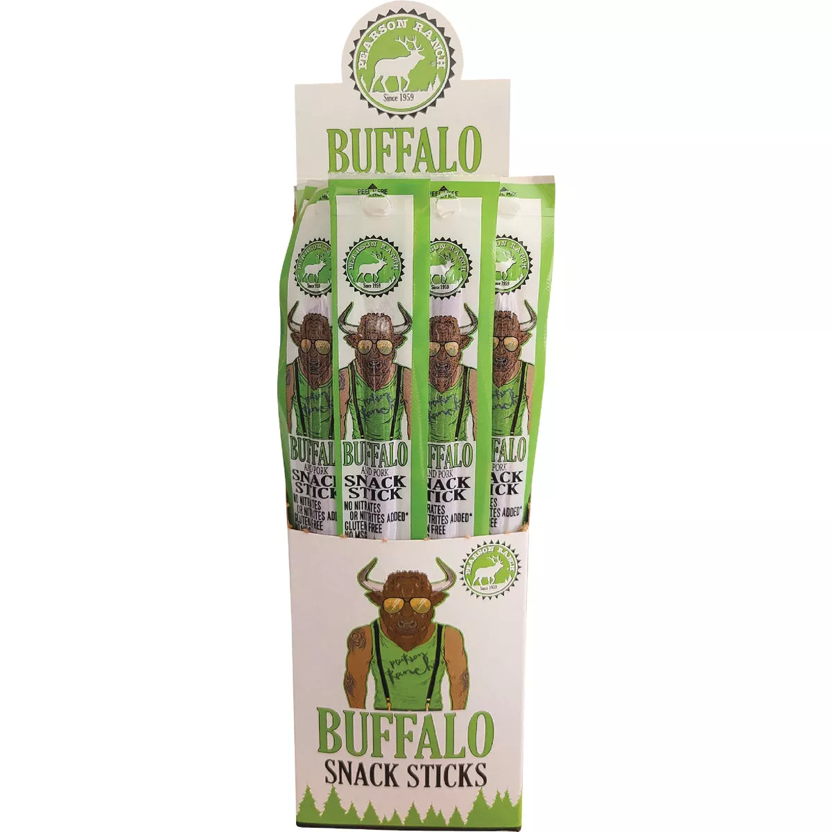 Pearson Ranch Jerky 1 Oz. Buffalo Snack Stick