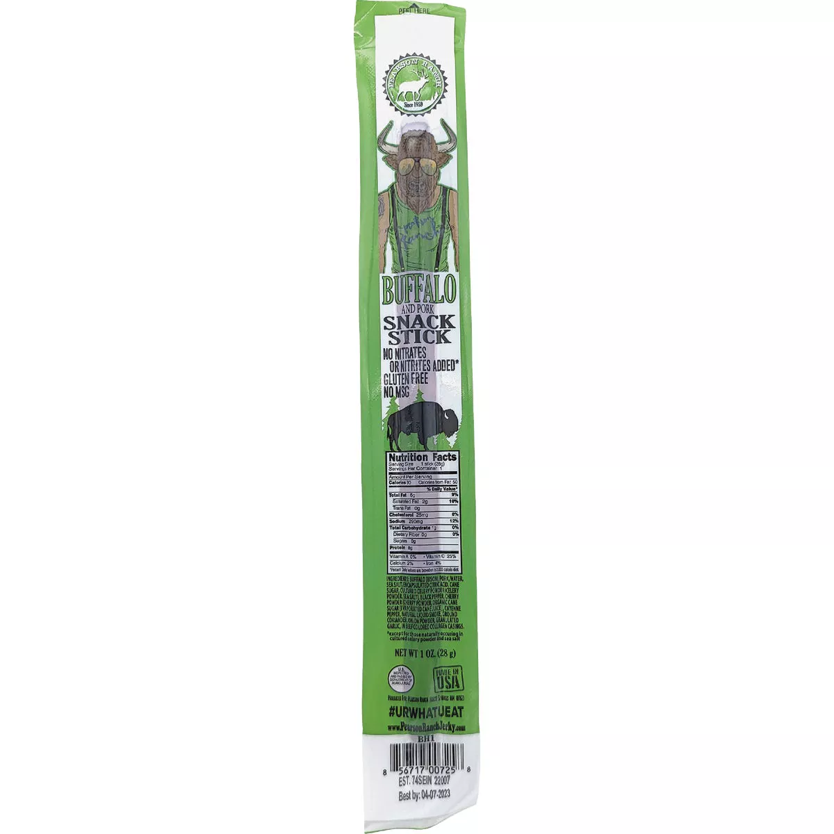 Pearson Ranch Jerky 1 Oz. Buffalo Snack Stick - photo 2