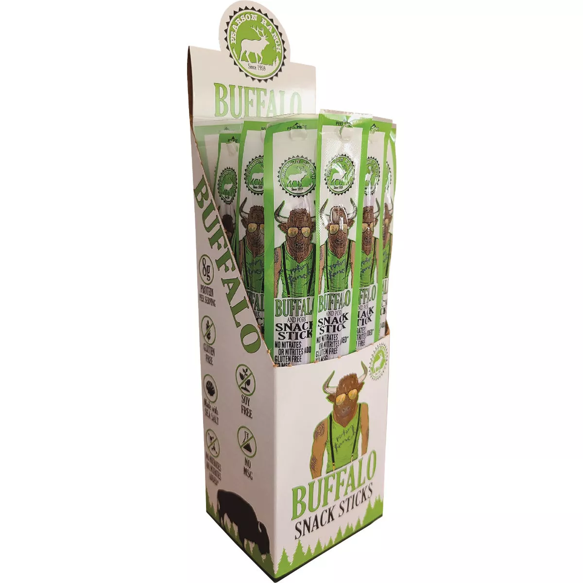 Pearson Ranch Jerky 1 Oz. Buffalo Snack Stick - photo 3