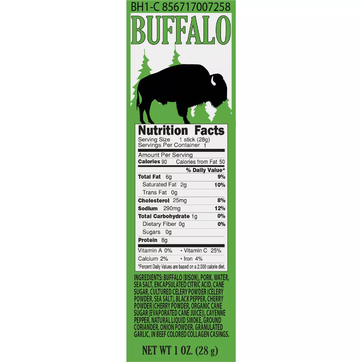 Pearson Ranch Jerky 1 Oz. Buffalo Snack Stick - photo 4