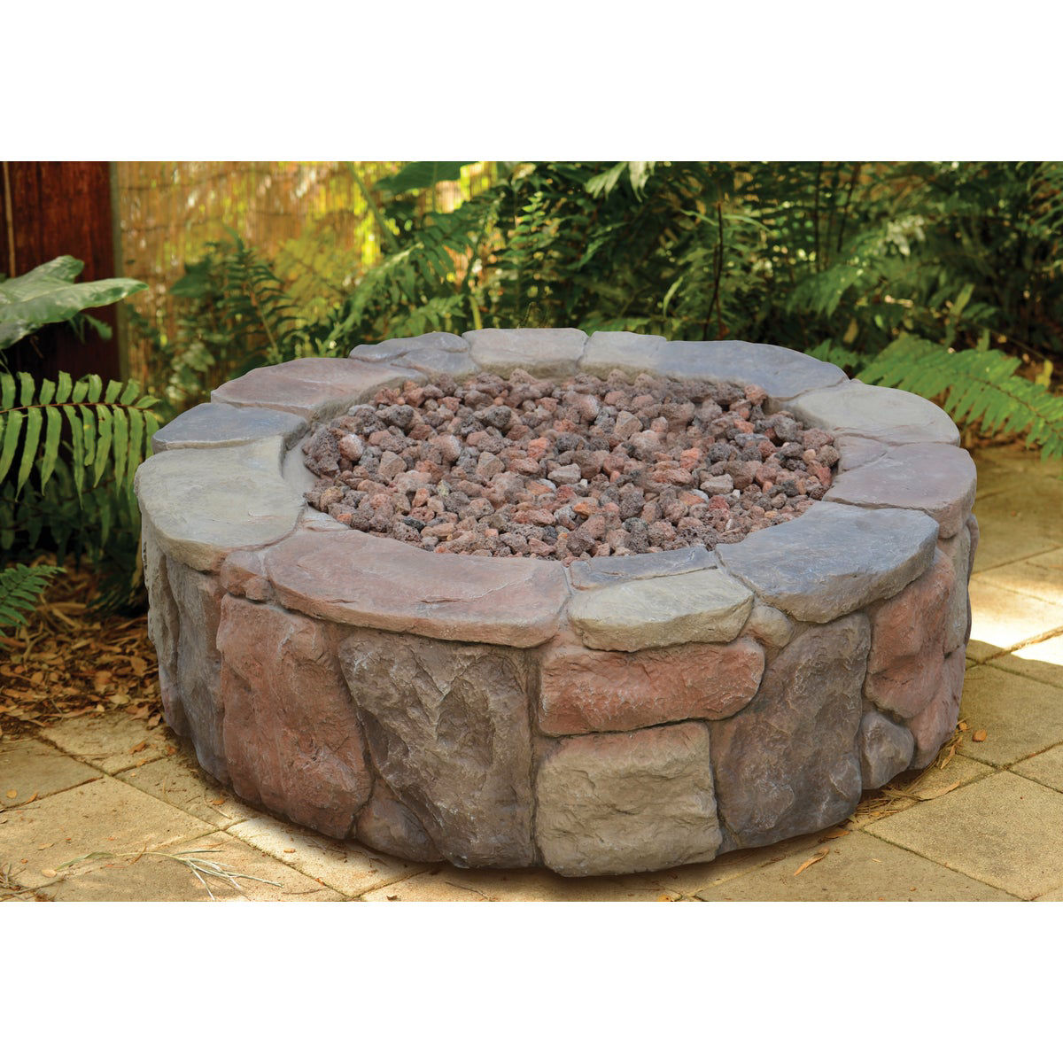 Bond Petra 36 In. Round Faux Stone Fire Pit Do it Best