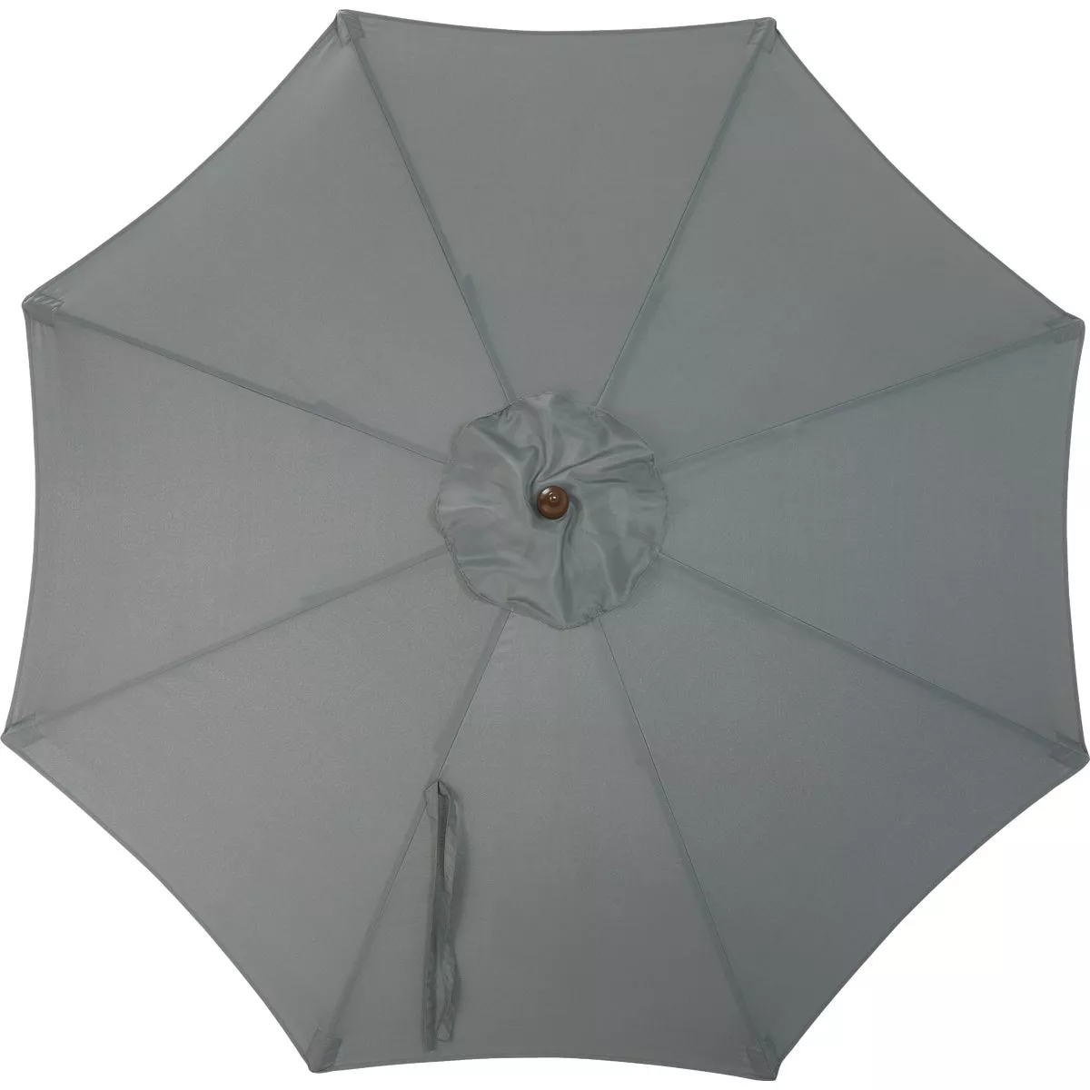 Outdoor Expressions 7.5 Ft. Pulley Gray Market Patio Umbrella with Chrome Plated Hardware - photo 4