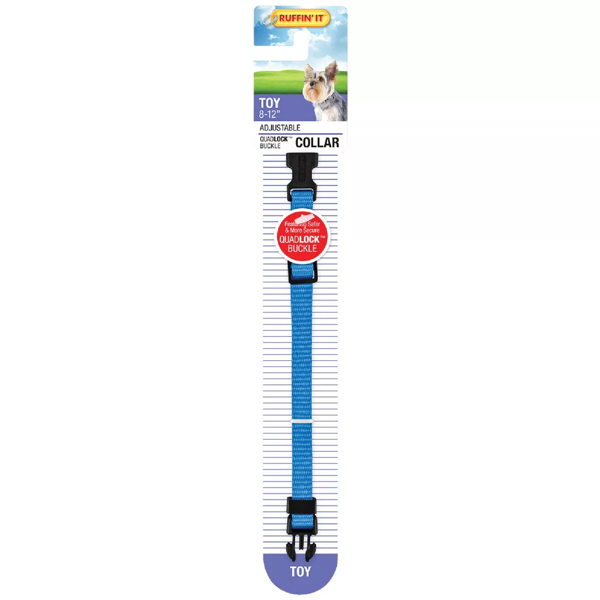 Westminster Pet Ruffin' it Adjustable 8 In. to 12 In. Nylon Dog Collar