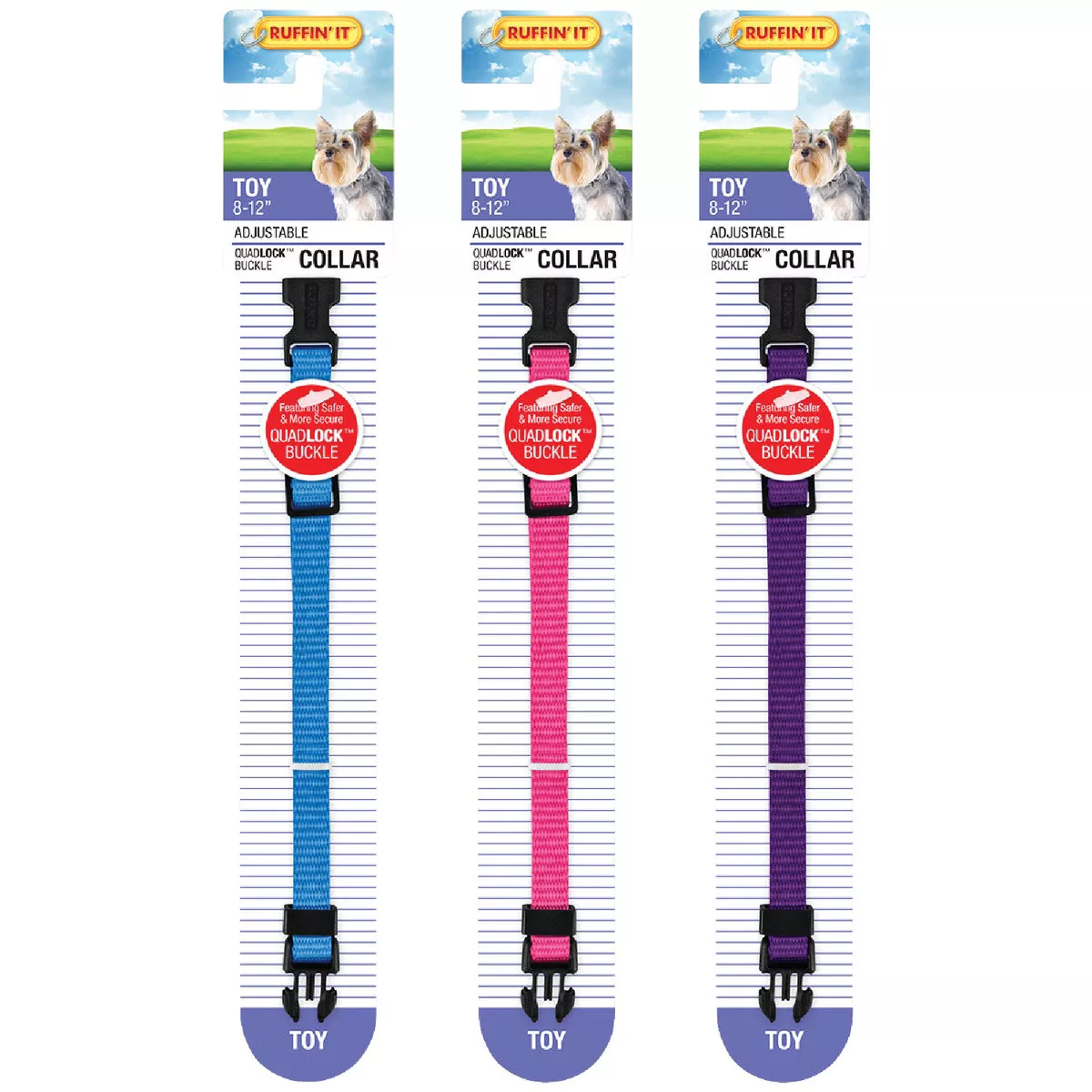 Westminster Pet Ruffin' it Adjustable 8 In. to 12 In. Nylon Dog Collar - photo 3