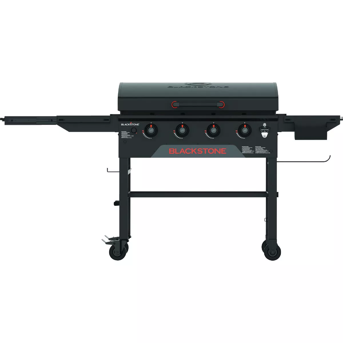 Blackstone Original Omnivore 36 In. 4-Burner Propane Griddle with Hood, Black