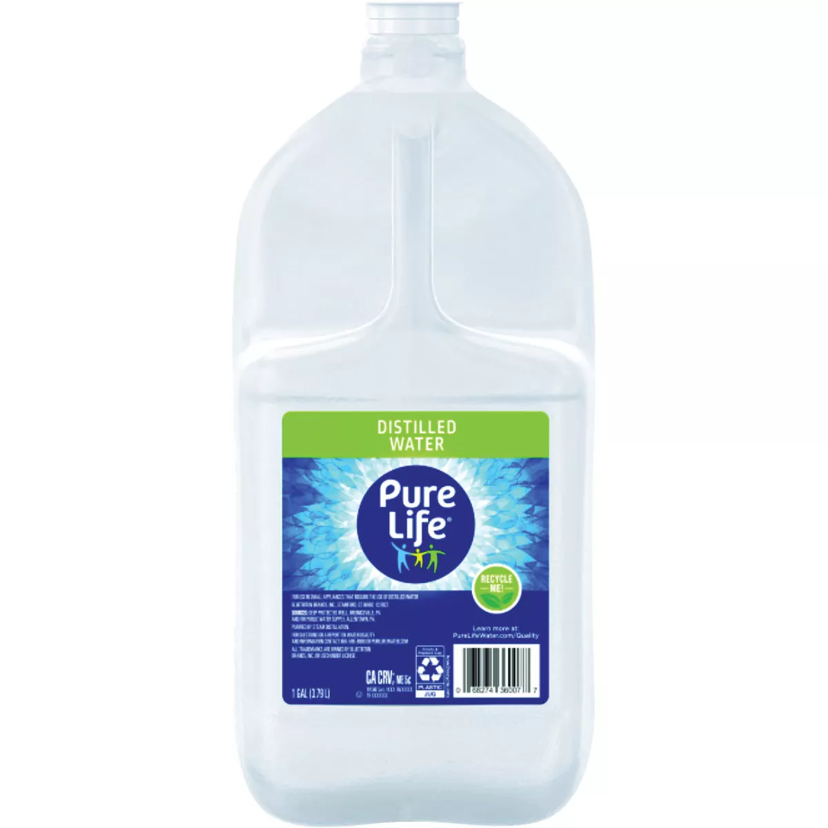 Purelife 1 Gal. Distilled Water, Front Handle