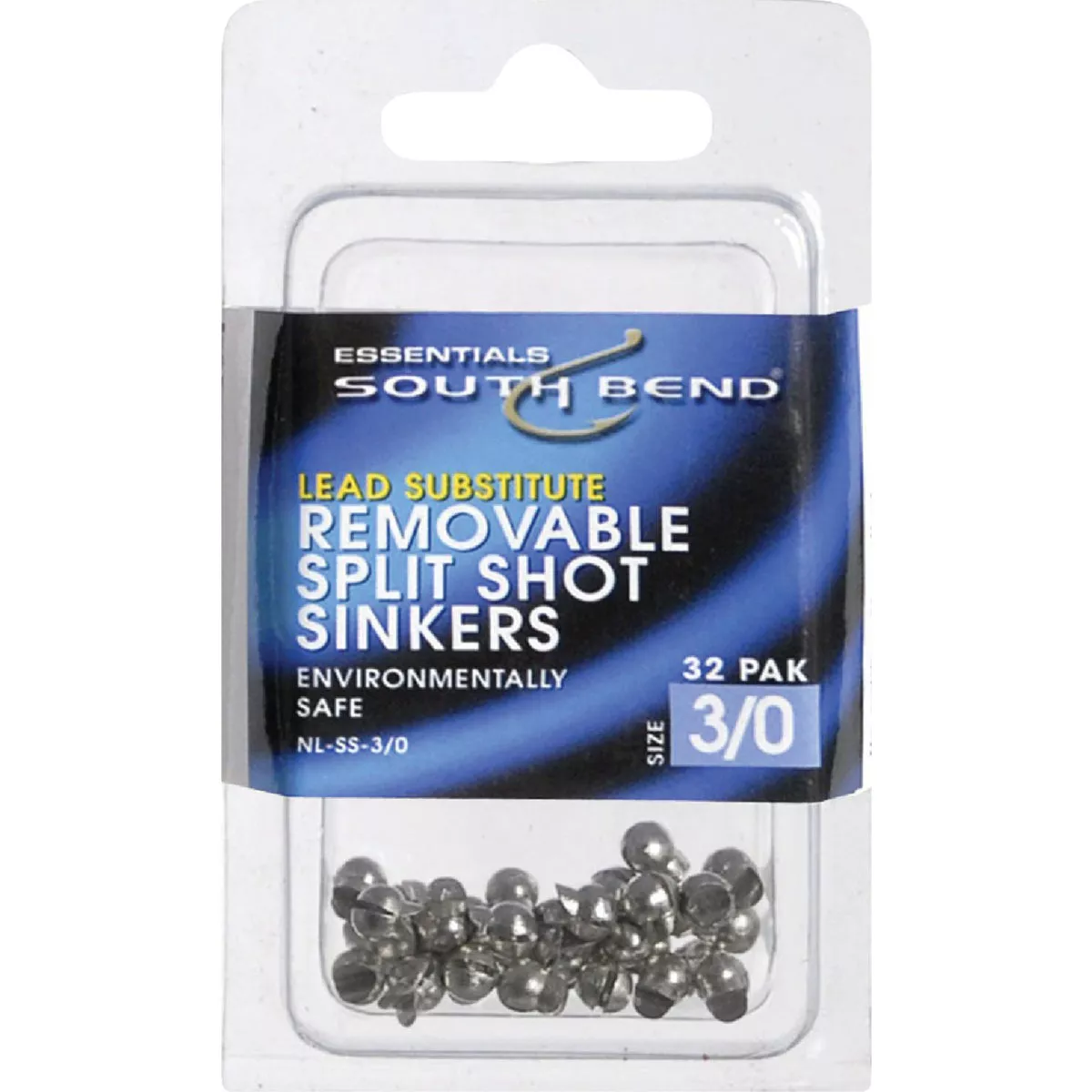 SouthBend Size 5 Lead-Free Split Shot Sinker (18-Pack)