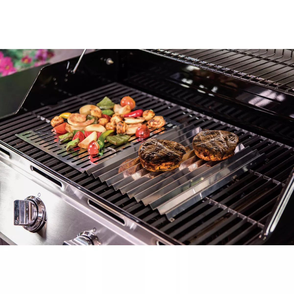Char-Broil 10 In. x 14 In. Stainless Steel Grill Topper - photo 3