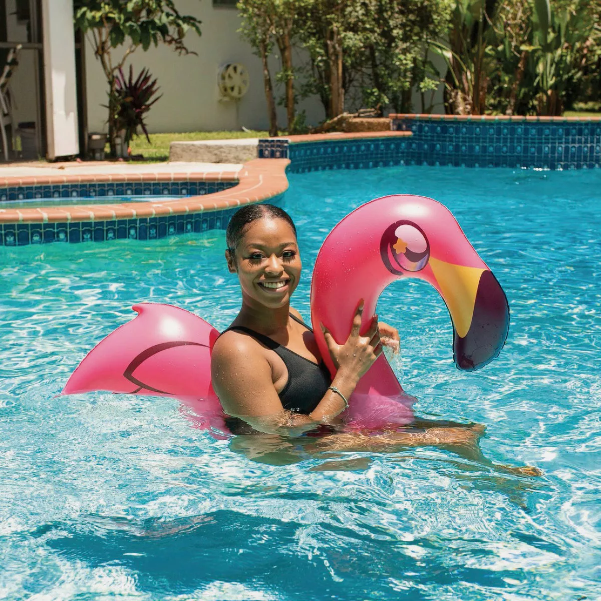 PoolCandy Flamingo Ride-On Noodle Pool Float - photo 3