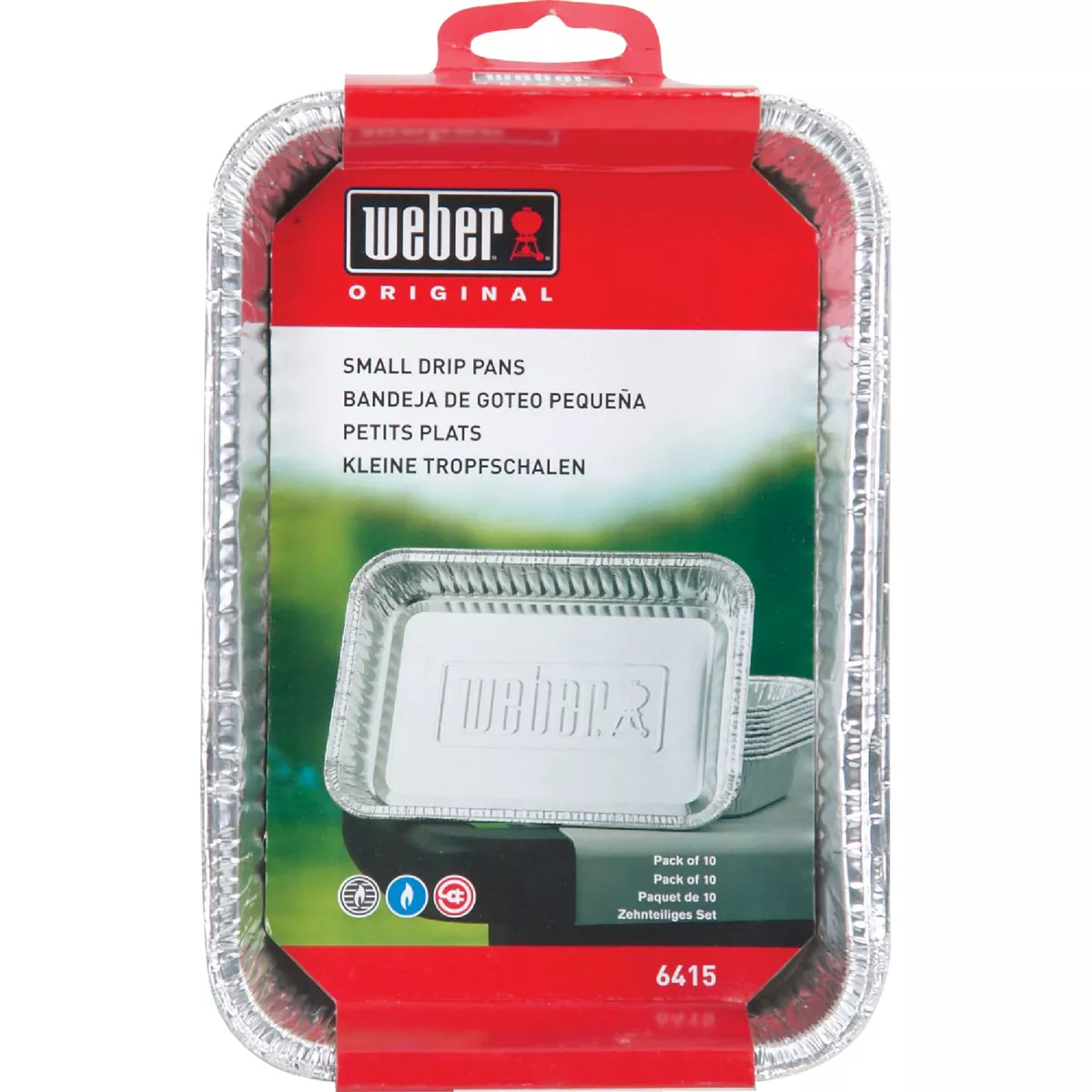 Weber Medium Aluminum Drip Pan (10-Pack) - photo 2