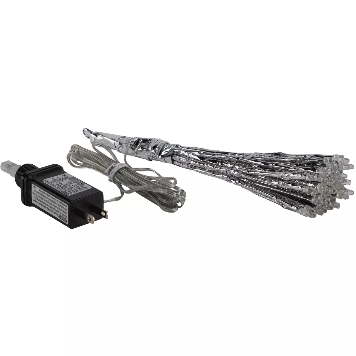 Alpine 10 In. LED 48-Bulb Multi Hanging Twig Snowflake Ornament Light Decoration - photo 2