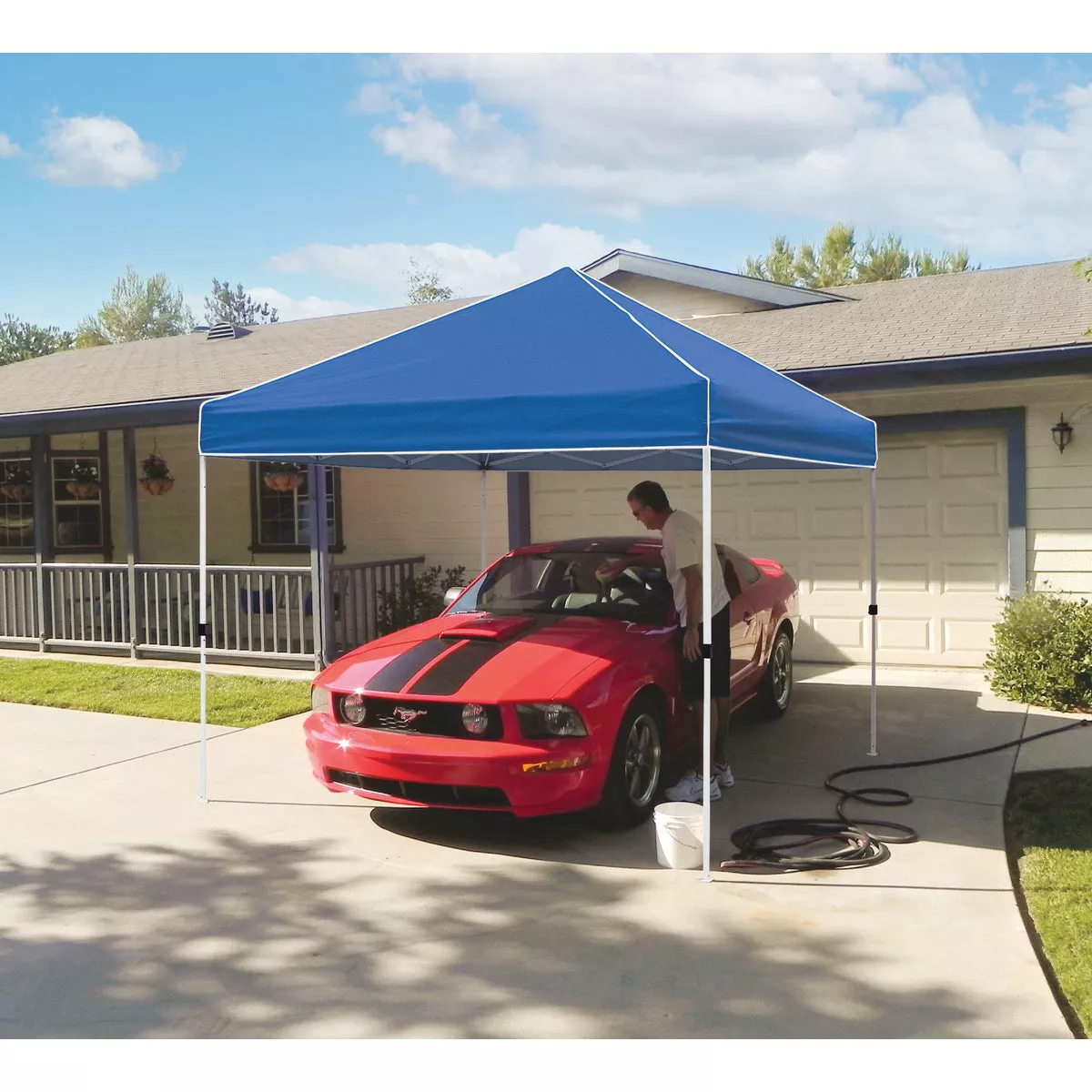 Z-Shade USA Everest 10 Ft. x 10 Ft. Blue Polyester Canopy - photo 4