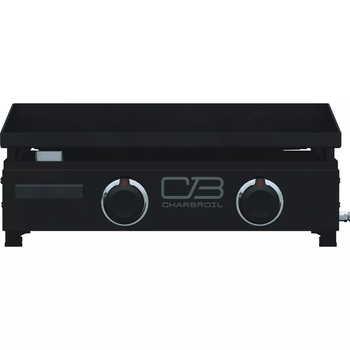 Char-Broil 22 In. Performance Series Portable Tabletop 2 Burner Propane Gas Griddle, Black