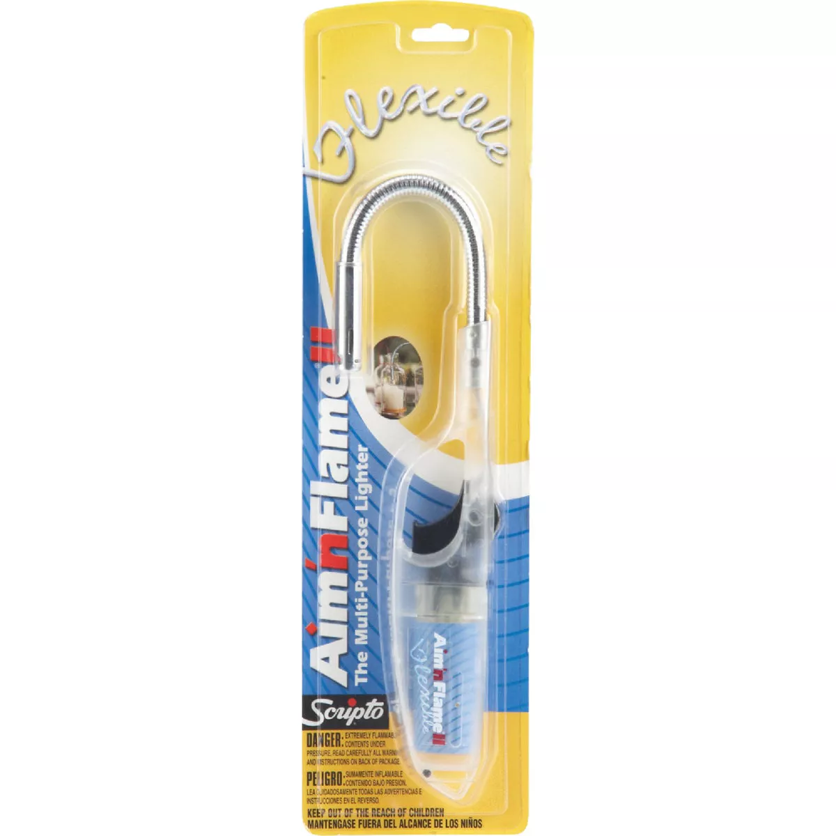 Scripto Aim 'n Flame Nonrefillable Flexible Stem Butane Lighter - photo 2