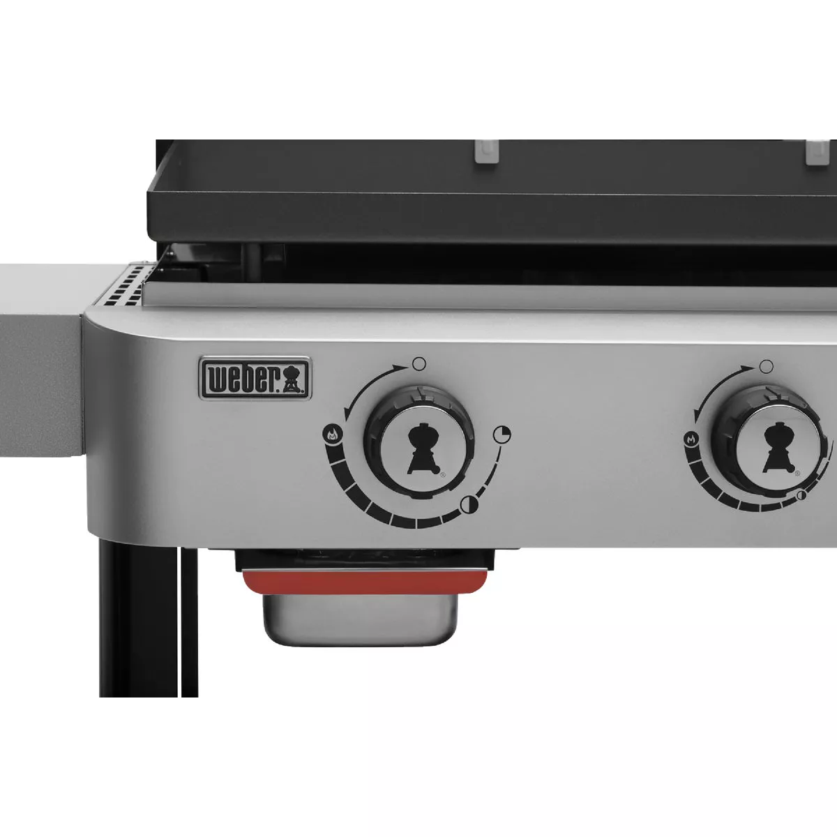 Weber 28 In. 3-Burner Propane Gas Griddle Flat Top Grill, Black - photo 5