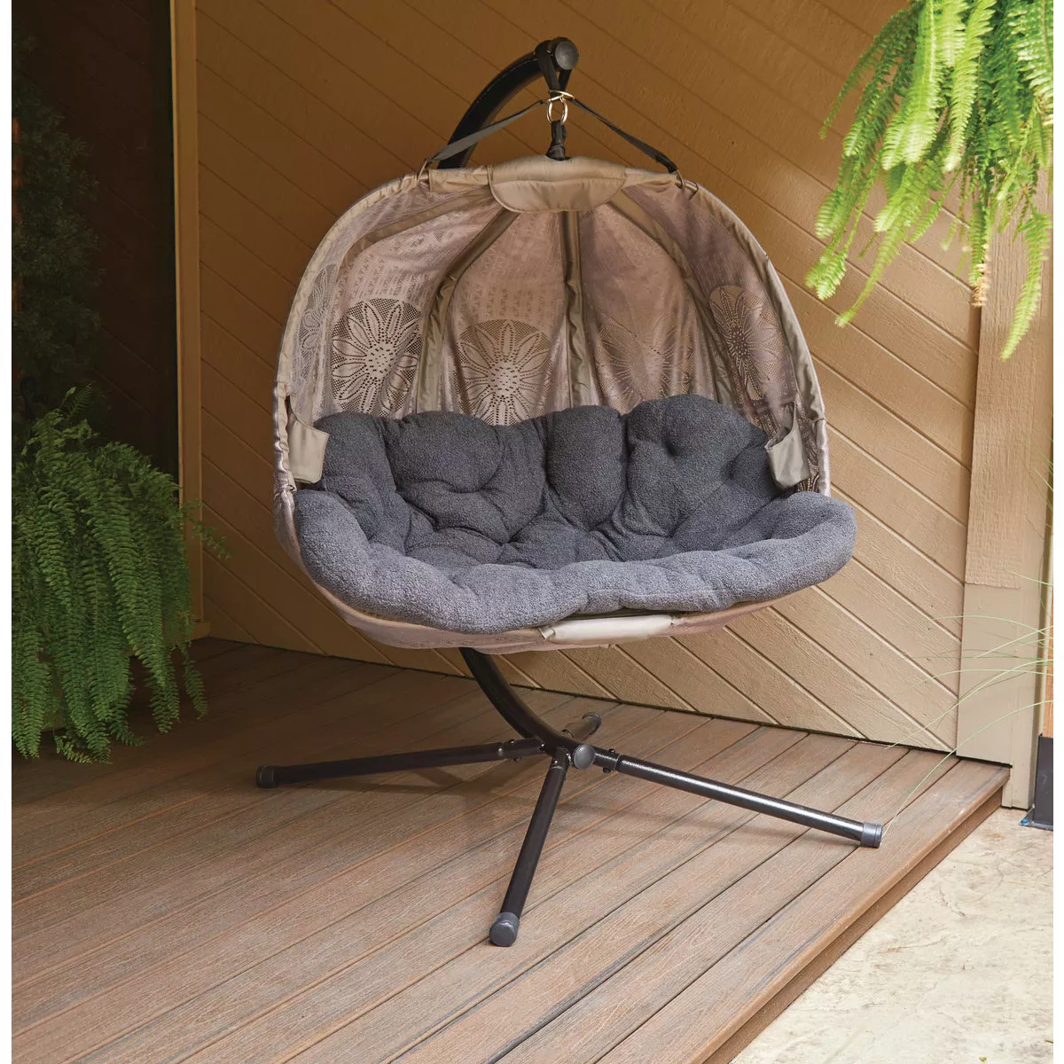 Flowerhouse Dream Catcher Sand Hanging Patio Loveseat - photo 7