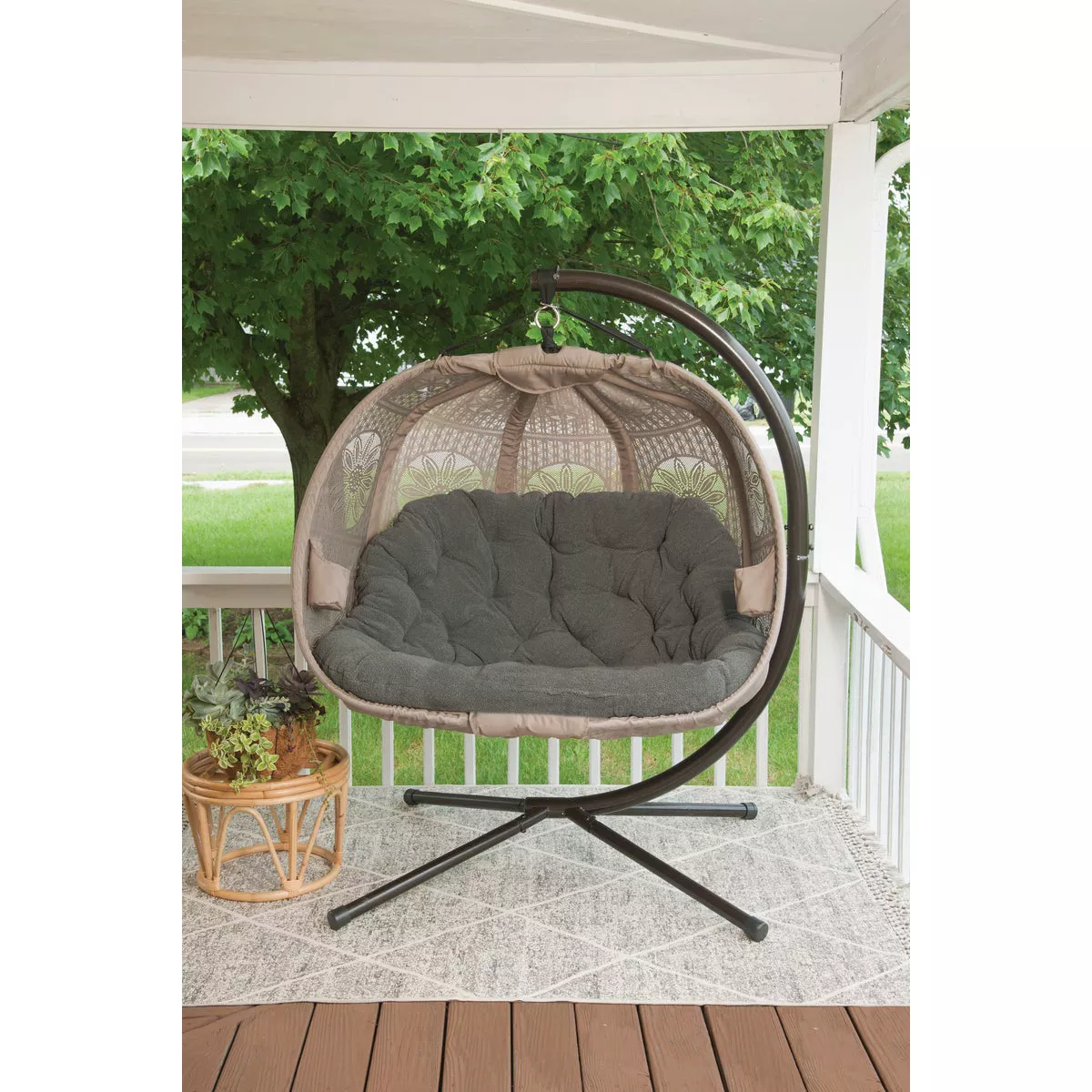 Flowerhouse Dream Catcher Sand Hanging Patio Loveseat - photo 9