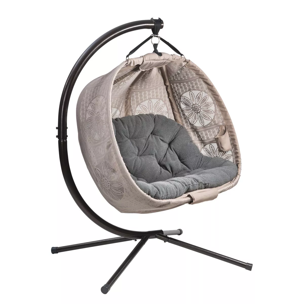 Flowerhouse Dream Catcher Sand Hanging Patio Loveseat - photo 3