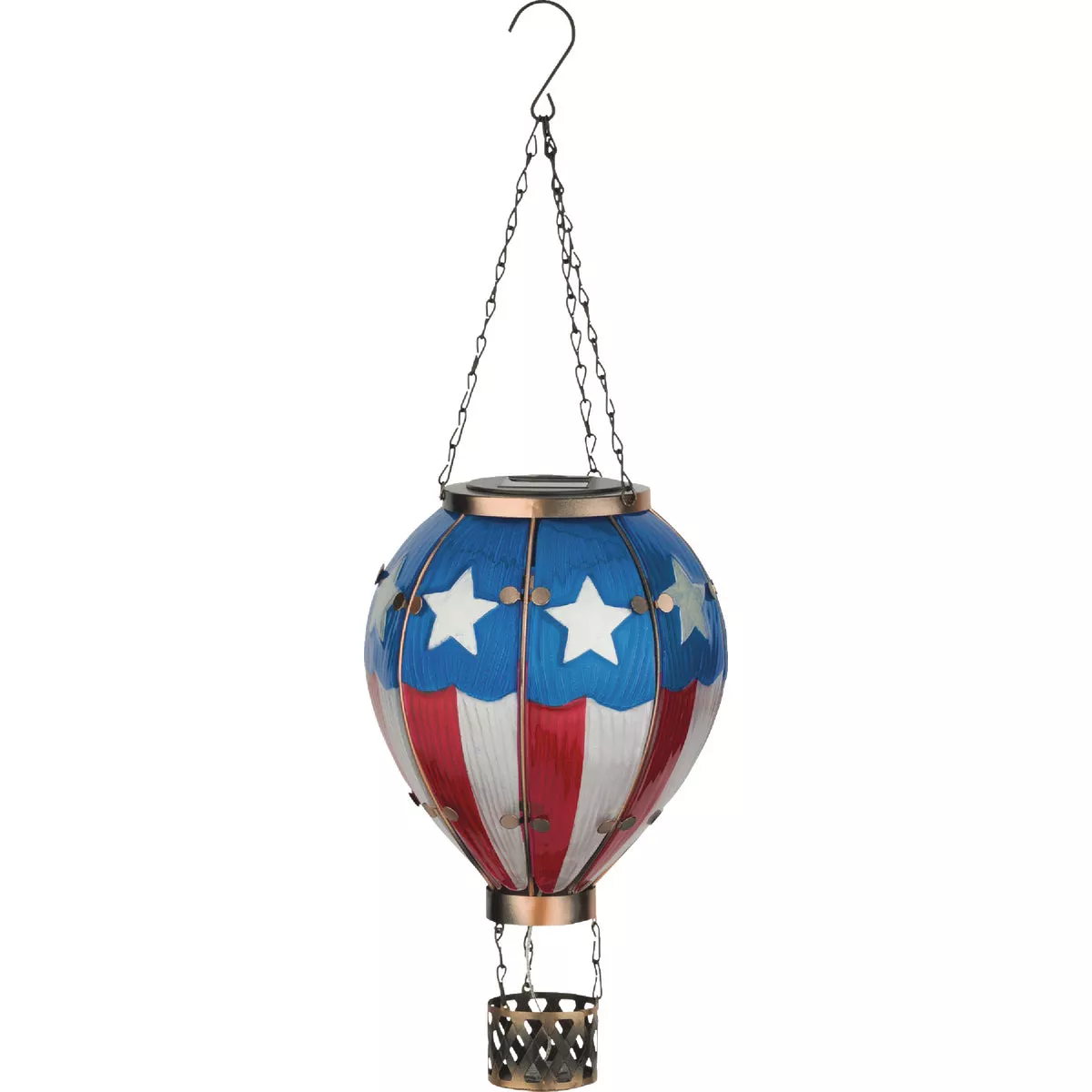 Regal Art & Gift Large Americana Hot Air Balloon Solar Lantern