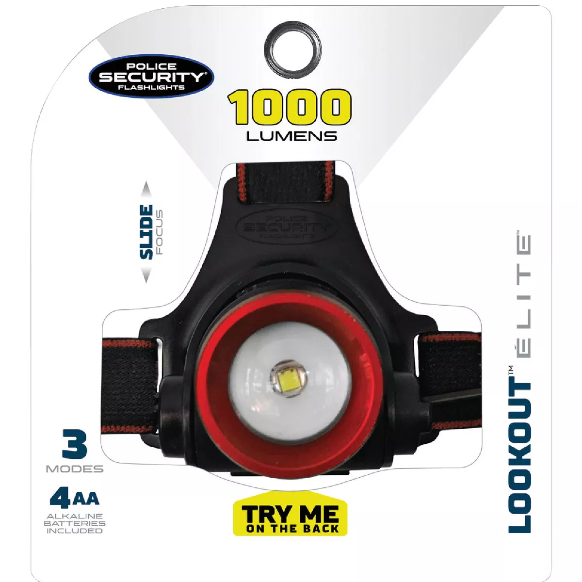 Police Security Lookout 1000 Lm. LED AA Headlamp - photo 2