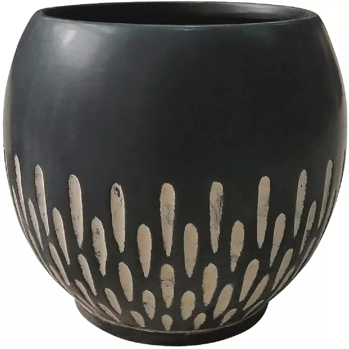 Southern Patio Ava 6 In. Ceramic Brown Planter