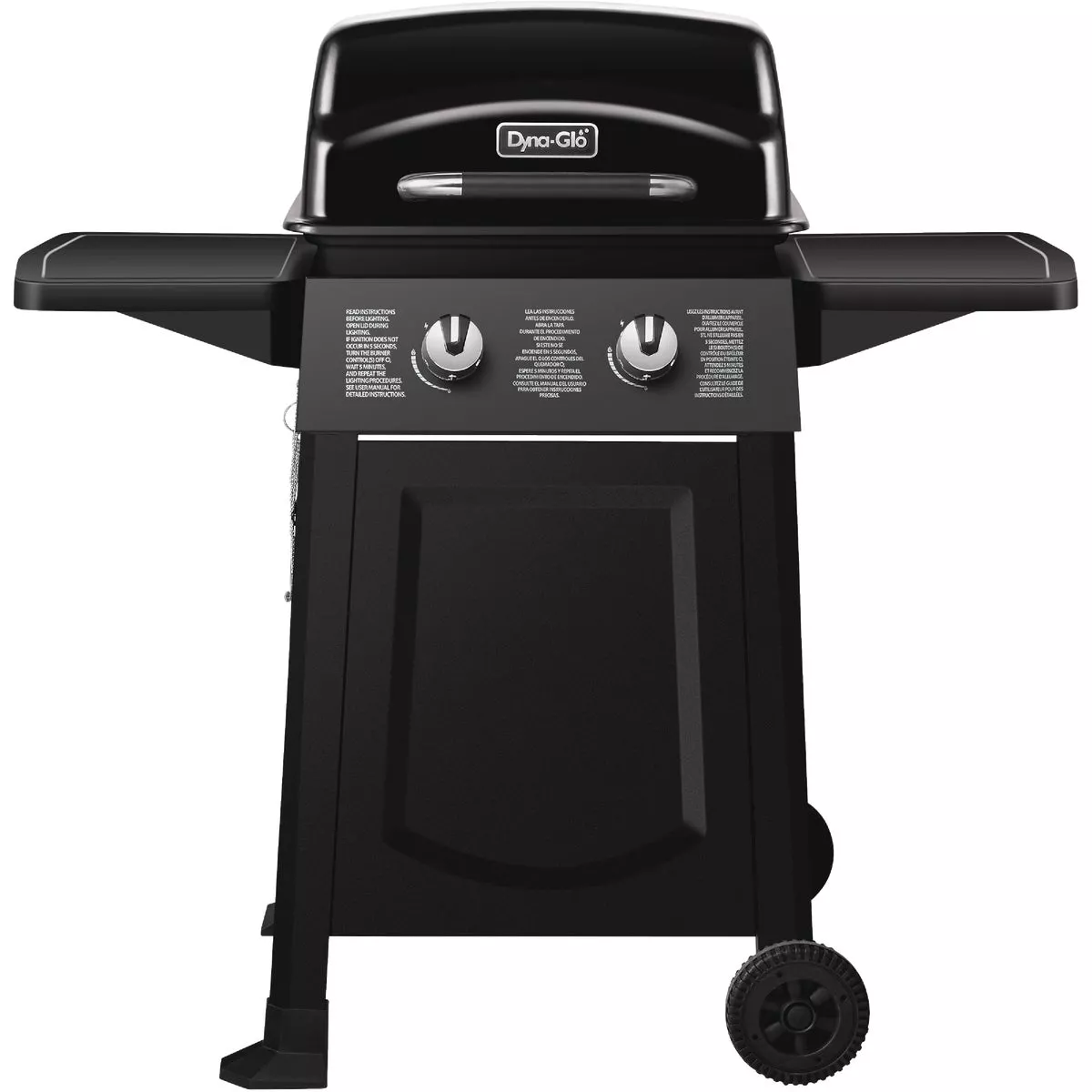 Dyna-Glo 2-Burner Black 20,000 BTU LP Gas Grill