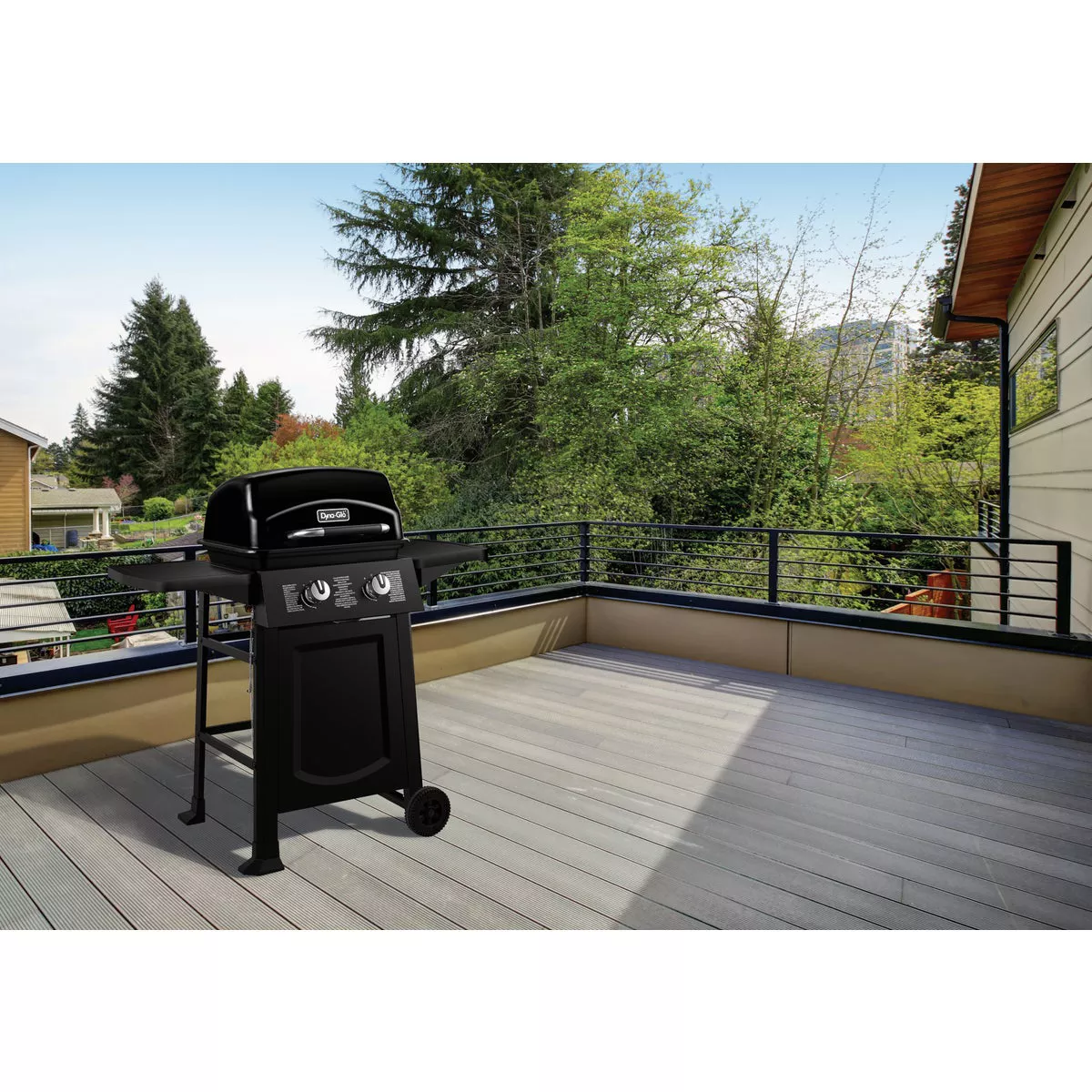 Dyna-Glo 2-Burner Black 20,000 BTU LP Gas Grill - photo 4