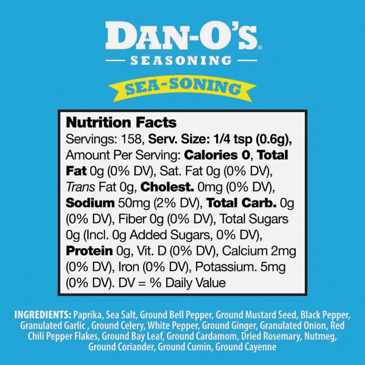 Dan-O's 3.5 Oz. Seas the Day Sea-soning - photo 4