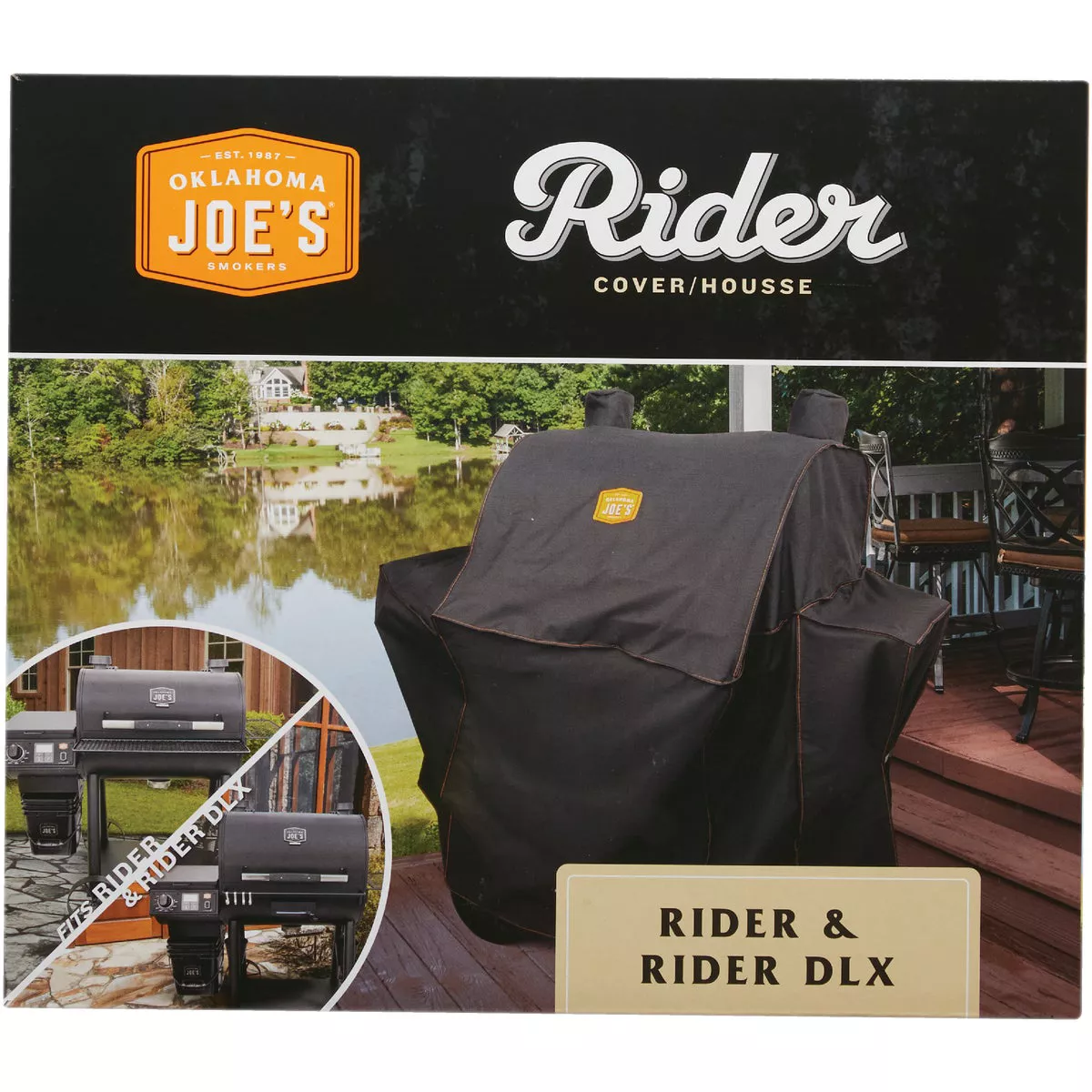 Oklahoma Joe's Black Rider & Rider DLX Pellet Grill Cover - photo 2