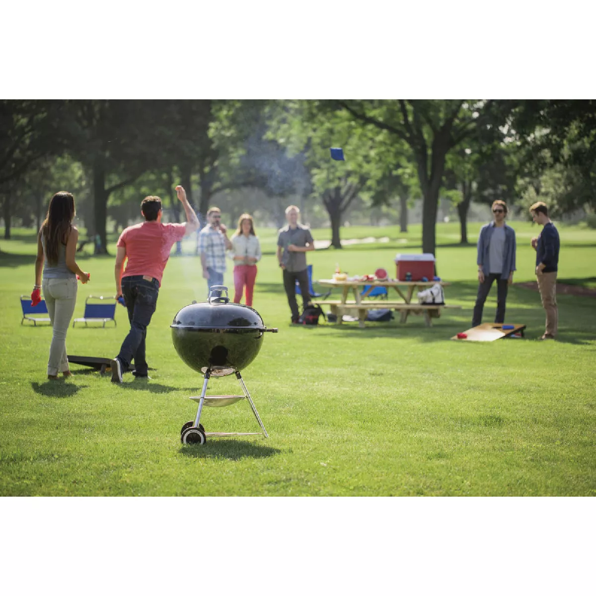 Weber Original Kettle 22 In. Charcoal Grill, Black - photo 4