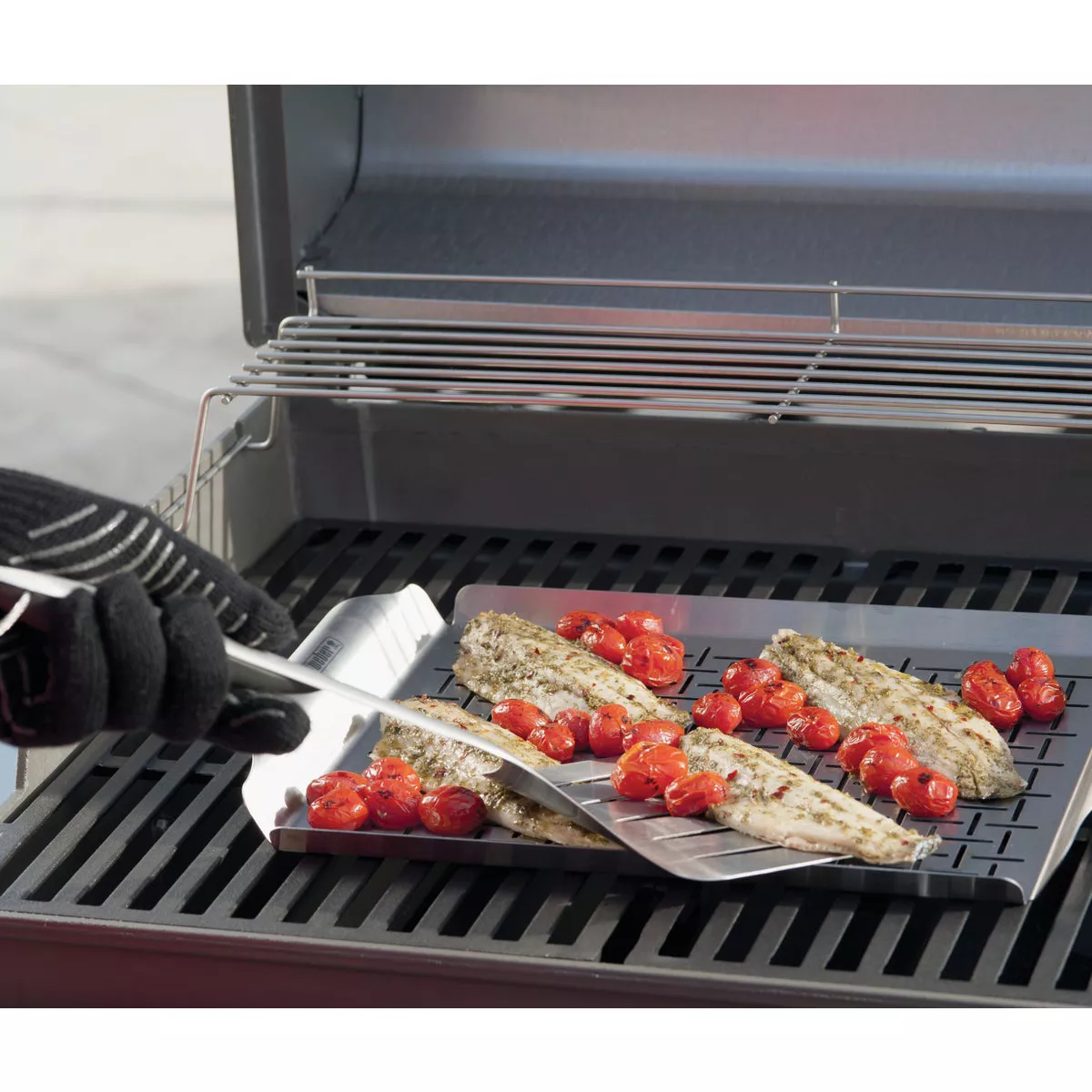 Weber Style Stainless Steel Grill Pan - photo 3