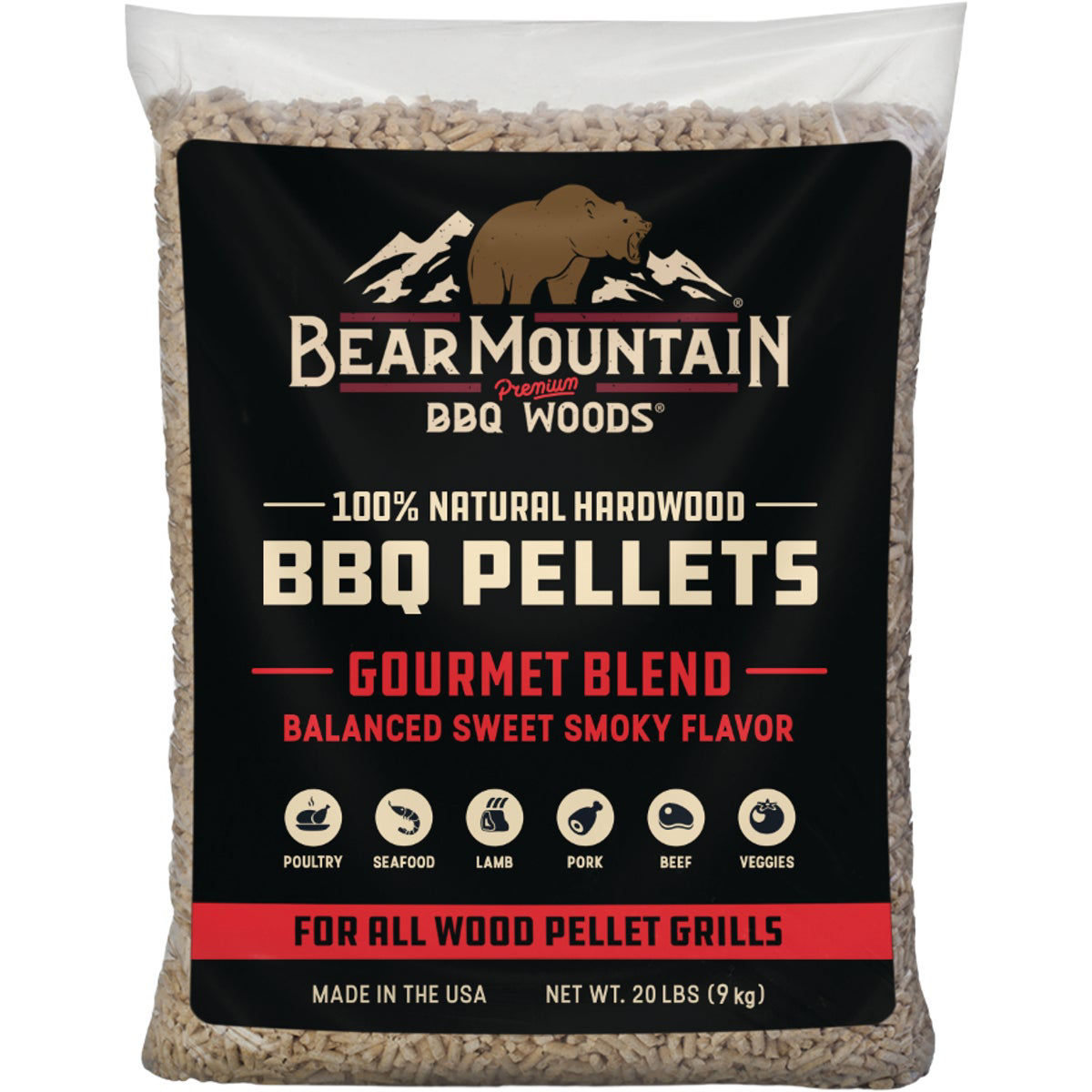 Bear Mountain BBQ Premium Woods Gourmet Blend Wood Pellet