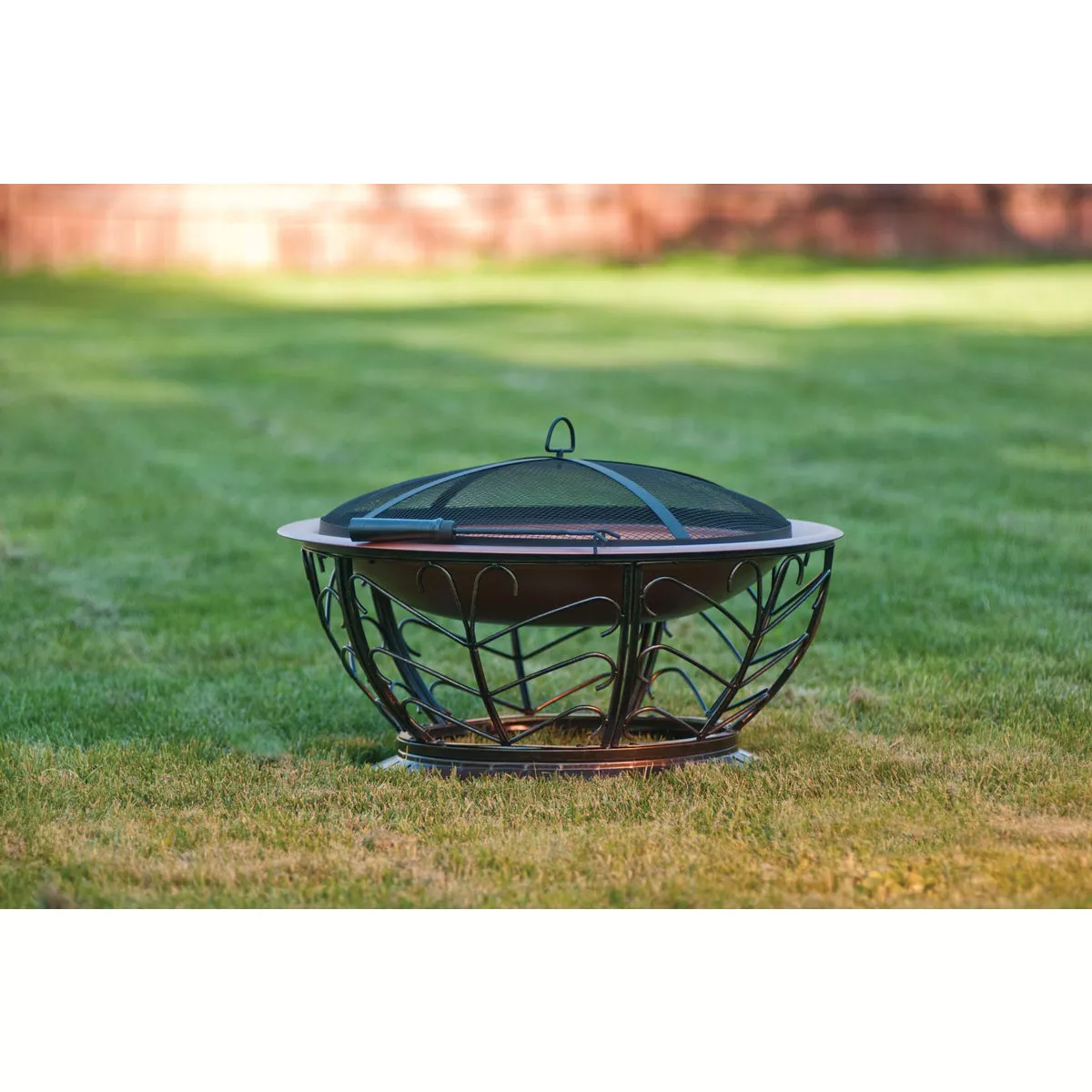 Outdoor Expressions 30 In. Coppertone Round Steel Fire Pit - photo 6