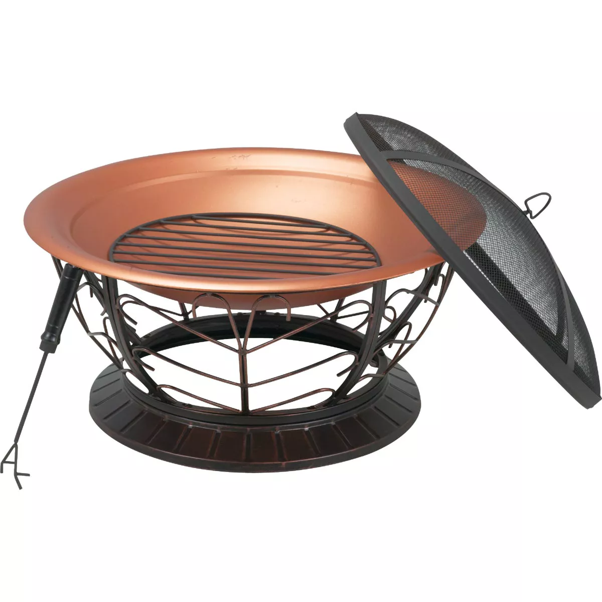 Outdoor Expressions 30 In. Coppertone Round Steel Fire Pit - photo 2