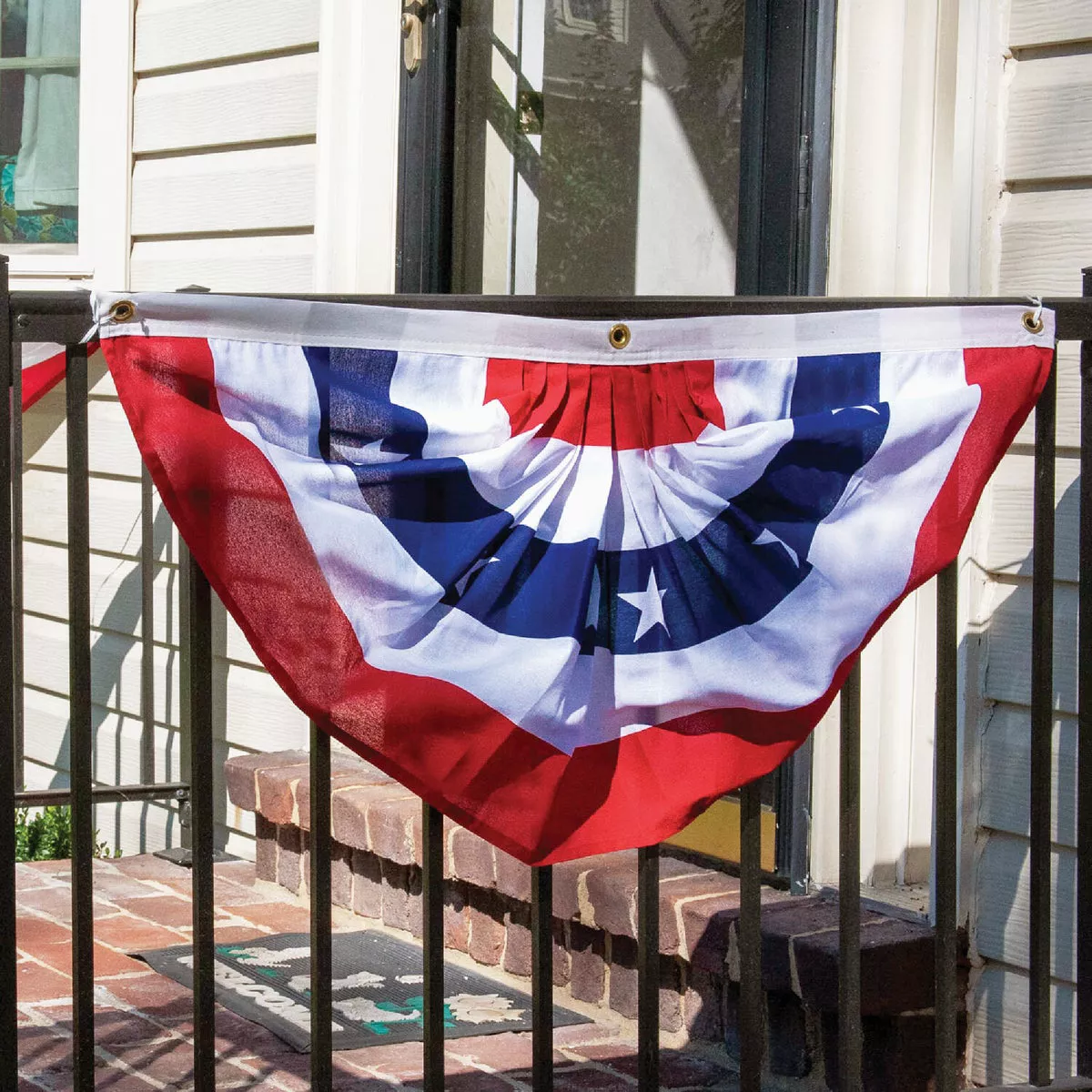 Valley Forge 1.5 Ft. W. x 3 Ft. L. Polycotton Fan Flag Bunting (2-Pack) - photo 4