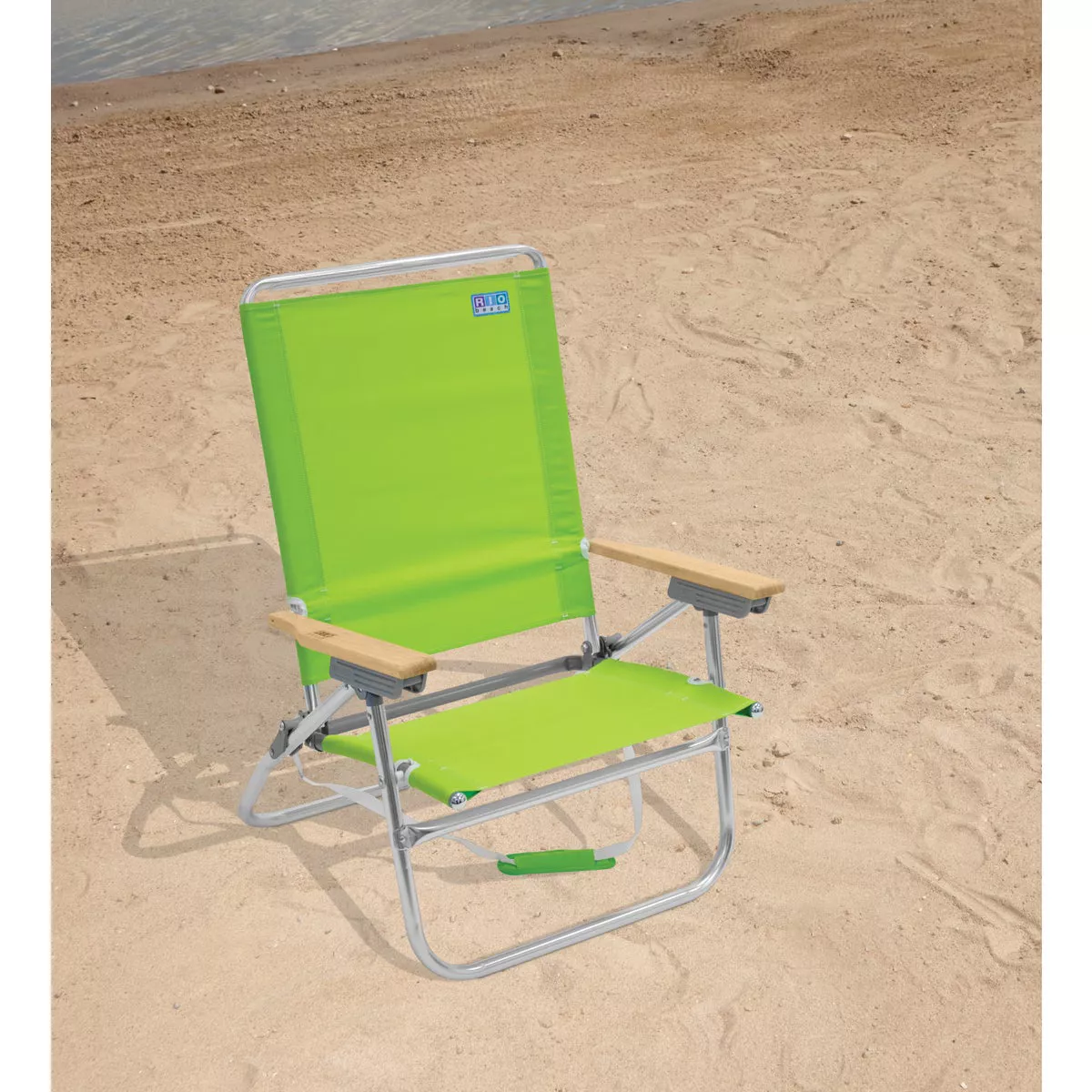 Rio Brands Beach Easy In-Easy Out 4-Position Assorted Colors Aluminum Folding Beach Chair - photo 4