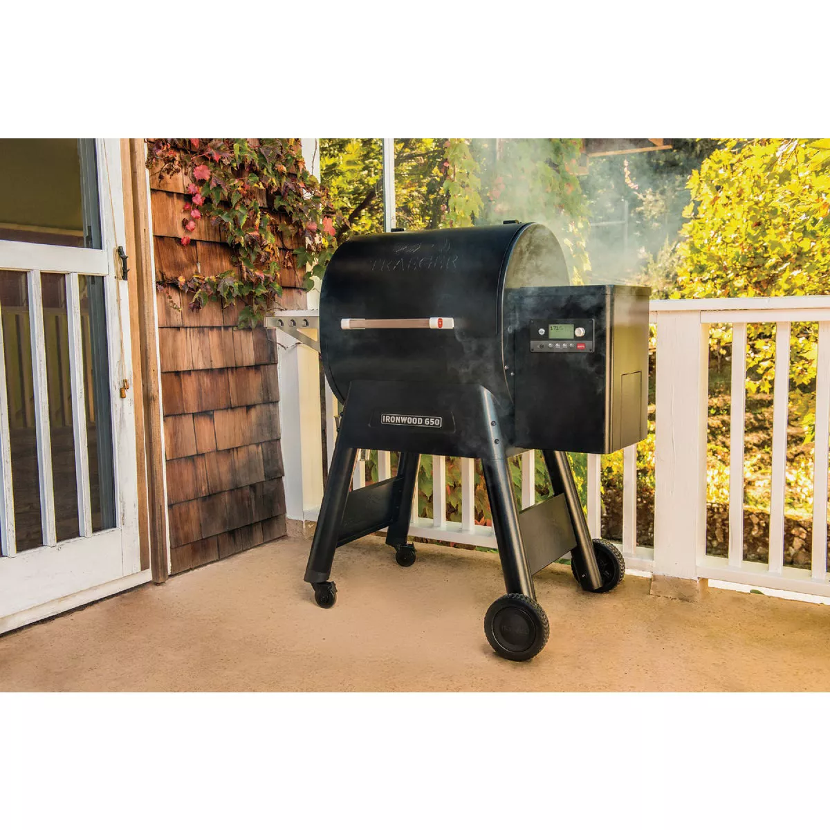 Traeger Ironwood 650 Wi-Fi Wood Pellet Grill, Black - photo 4
