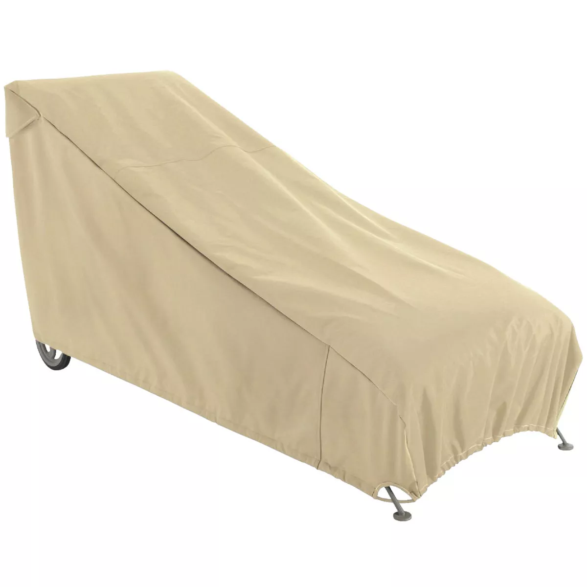 Classic Accessories 28 In. W. x 29 In. H. x 65 In. L. Tan Polyester/PVC Chair Cover
