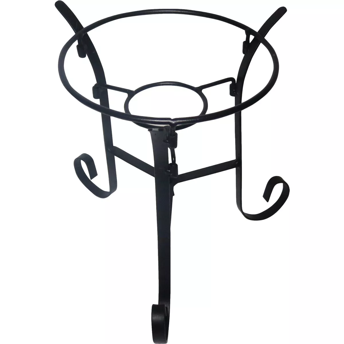 Alpine 9 In. W. x 10 In. H. x 9 In. L. Black Iron Gazing Globe Stand - photo 2