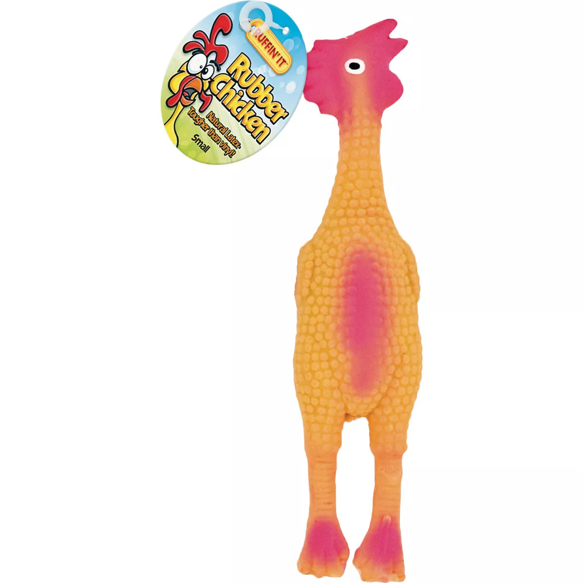 Westminster Pet Ruffin' It Squeaky 9 In. Latex Chicken Dog Toy - photo 2